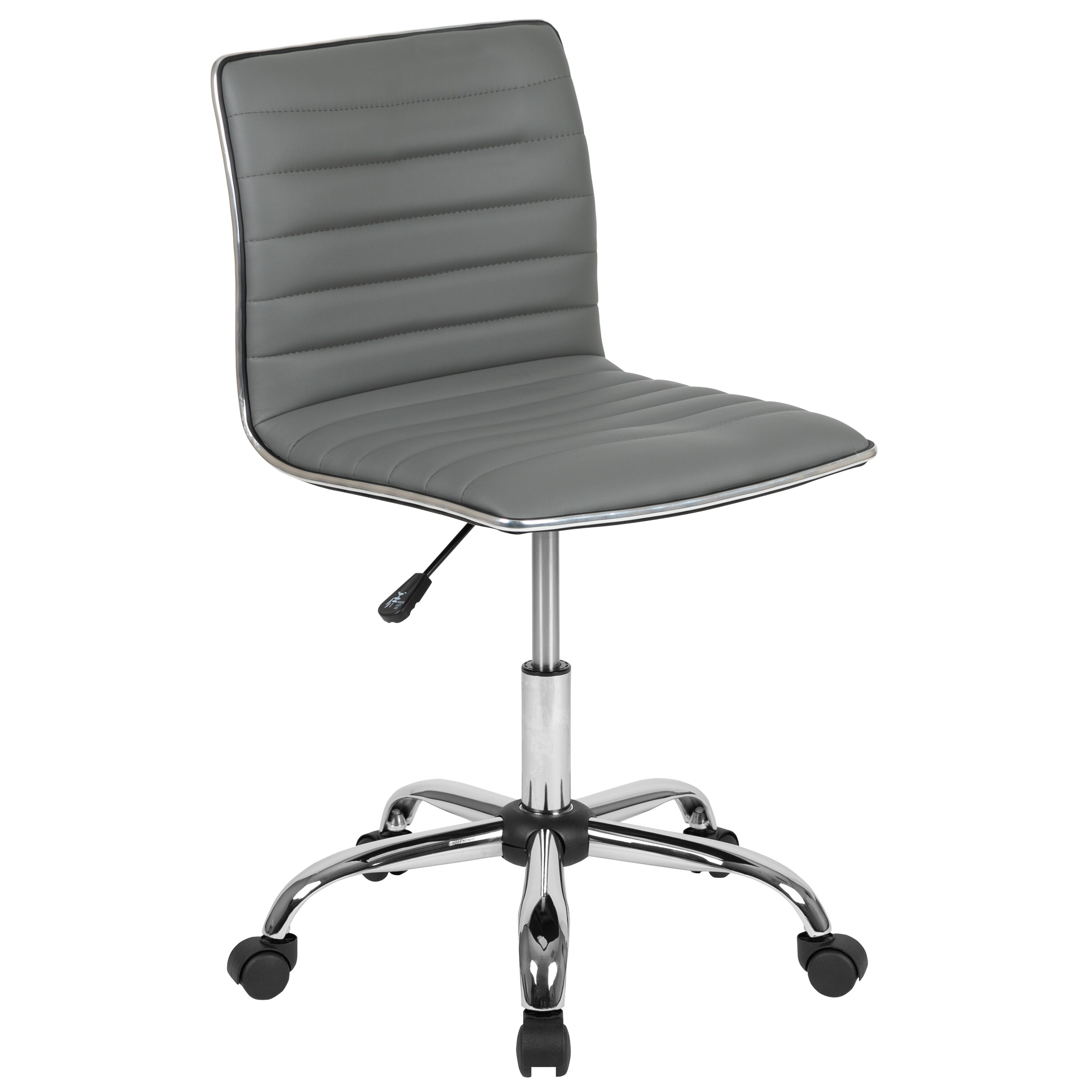 gray office chair no arms