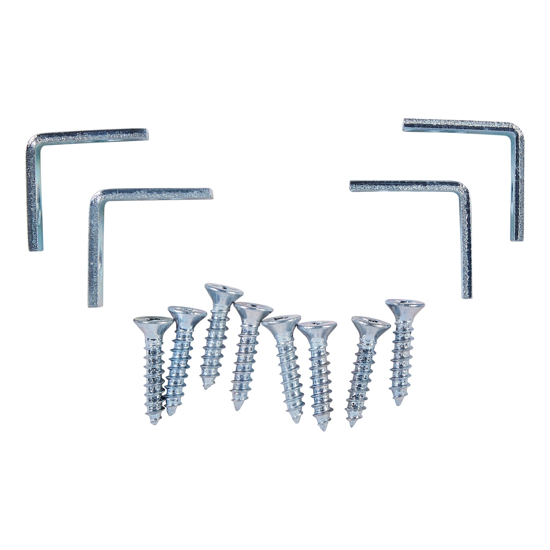 Corner Angle Three Way Zinc Plated Steel Set Of 10 4 Hole 