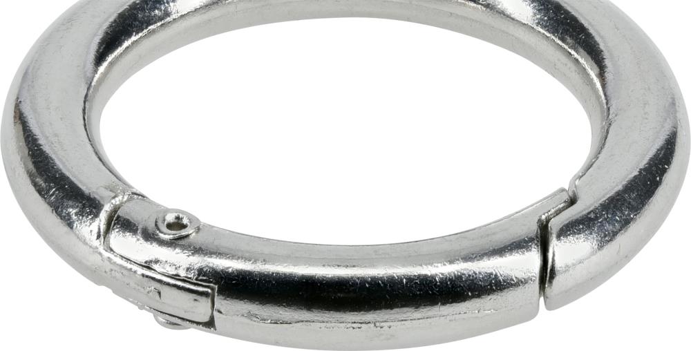 Hillman  Tempered Steel  Assorted  Split Rings/Cable Rings  Key Ring 