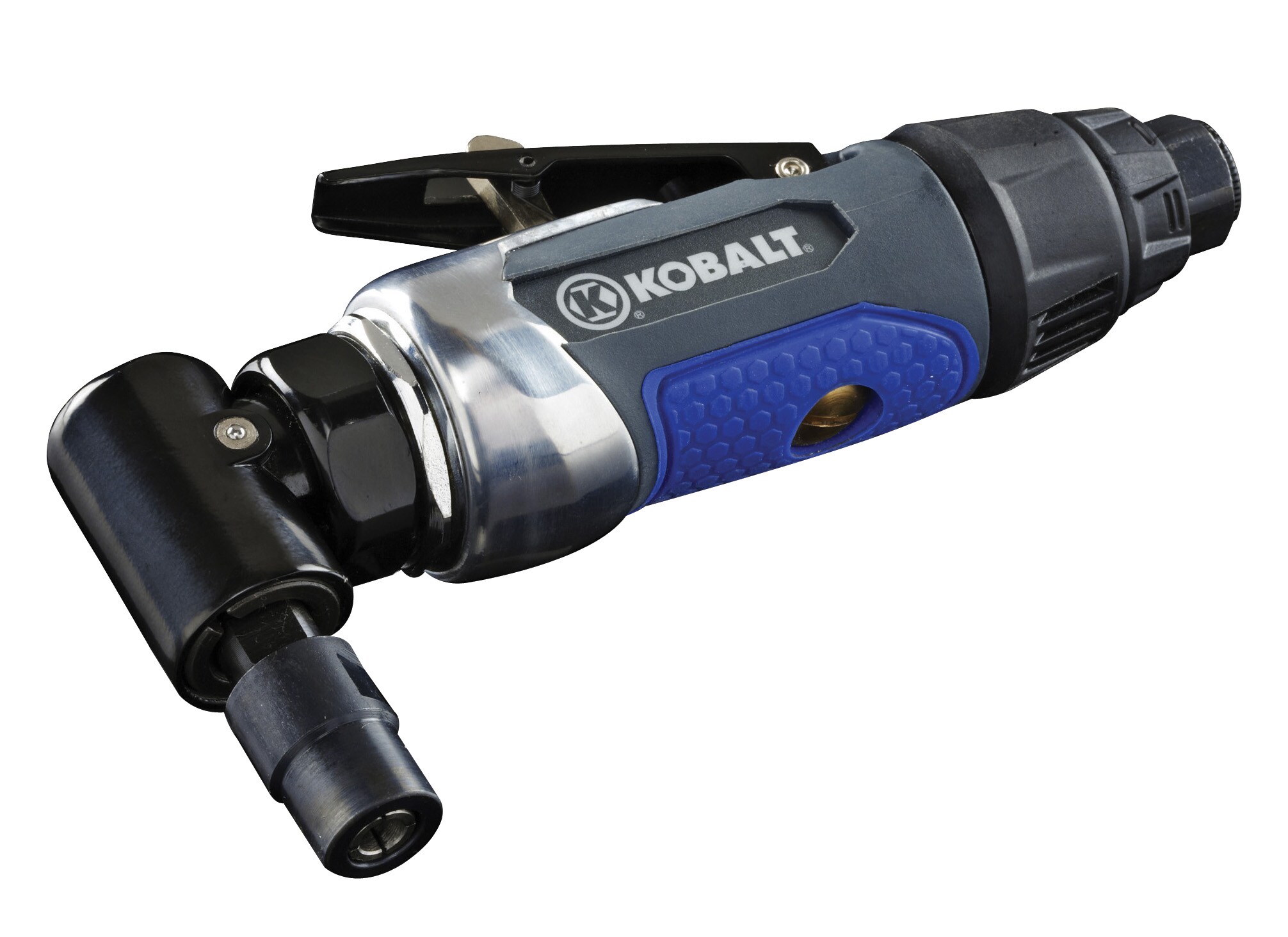 Air Angle Die Grinder with 1/4 and 1/8 Collets Air Compressor Tool Air Right Angle Die Grinder 20000 RPM Free Speed and 2 Wrenches Pneumatic Tools 