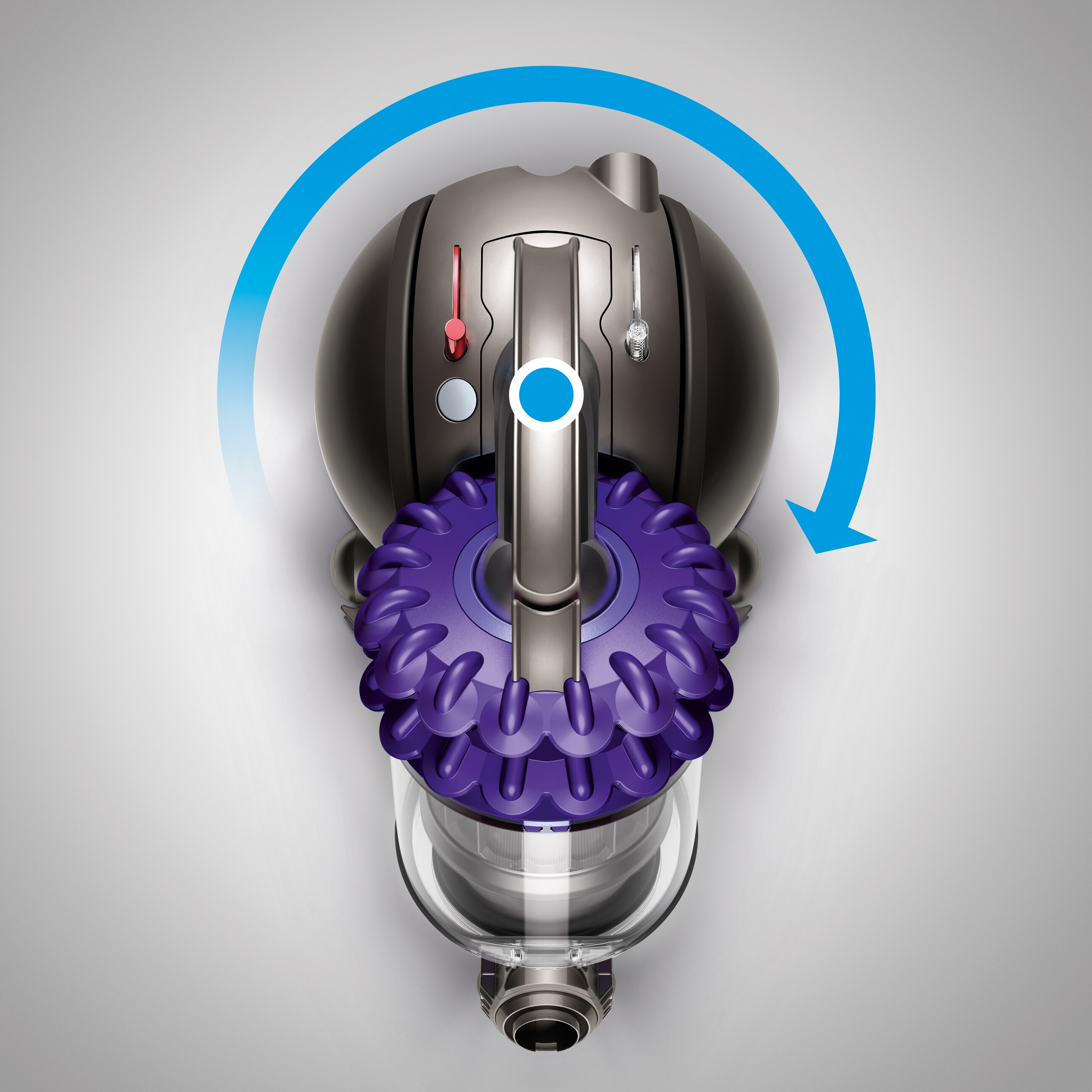 Dyson DC47 Animal Ball Compact Canister Vacuum in the Canister 