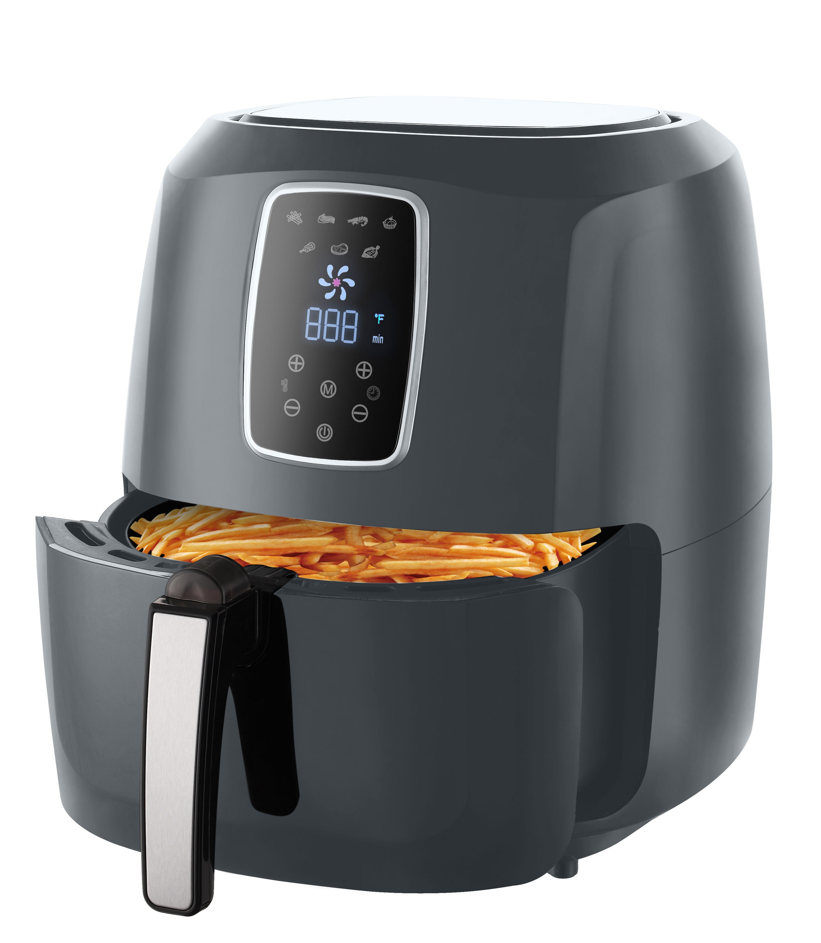 Air Fryer 3.2 qt Non-stick,Little-To-No-Oil,Frying,Baking,Grilling 900g/2lb USED