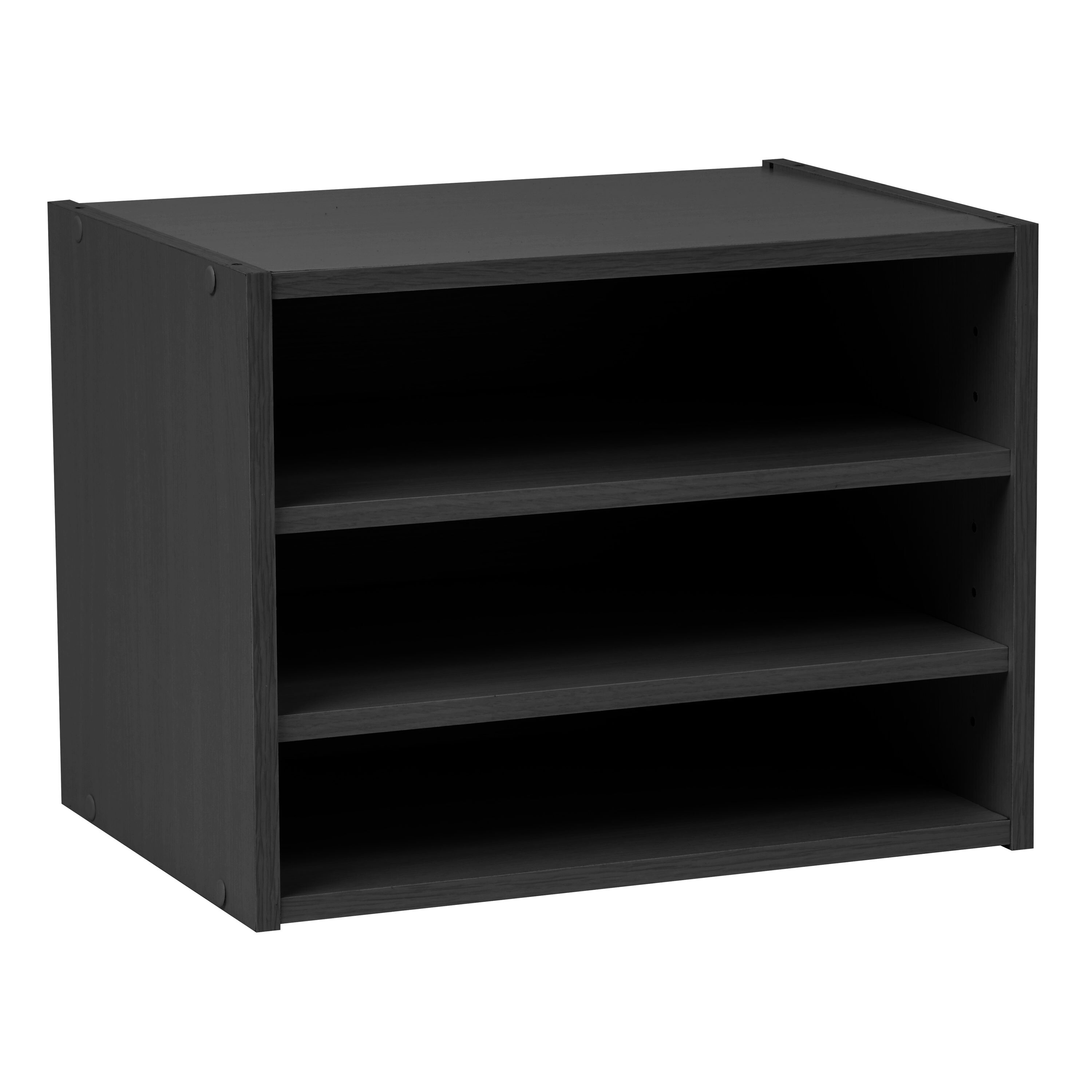 3 Tier Book Case Home Office Organizer Display Shelf Storage Composite Wood New 