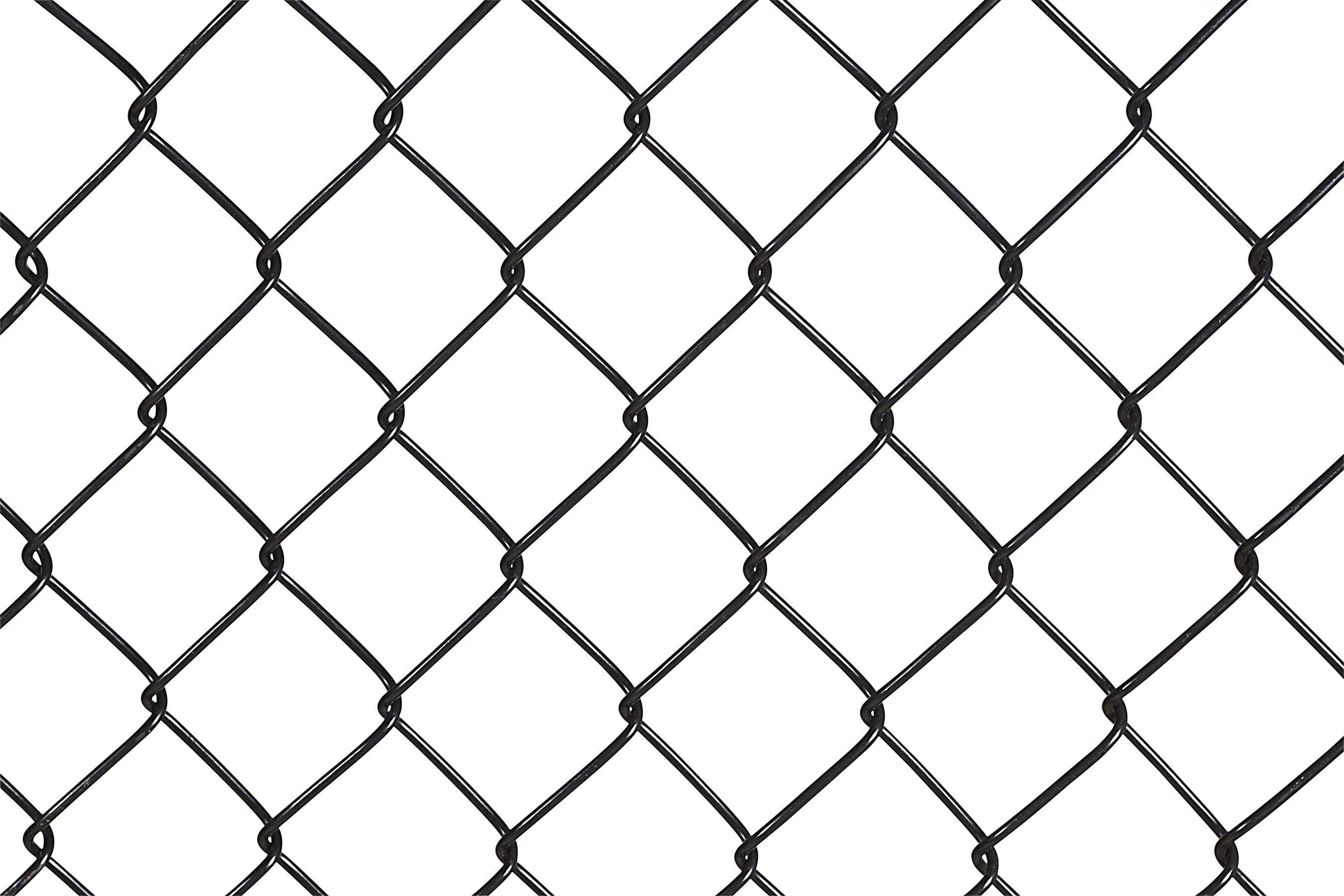 Plastic chain fence signs white and red bound to MT 