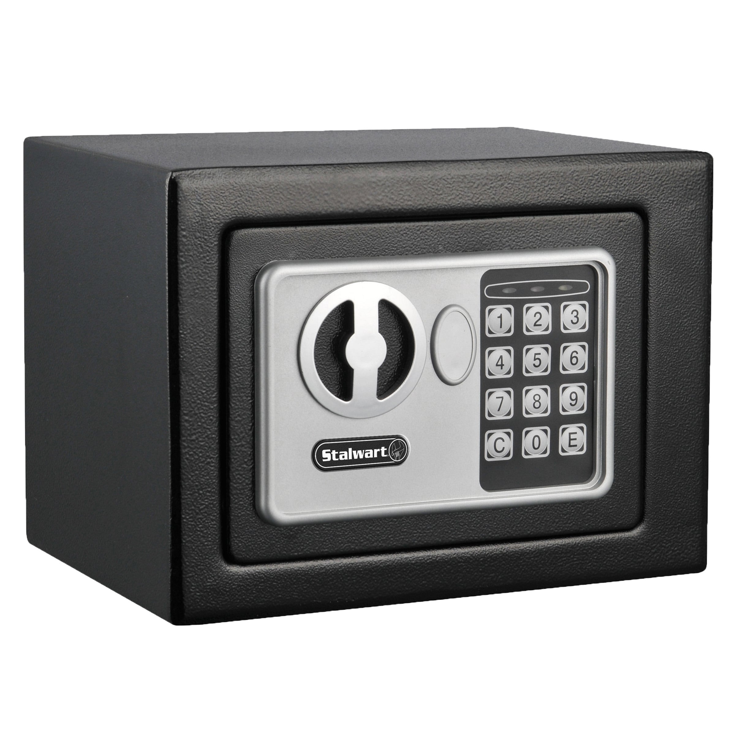 TUFFIOM Mini Safe Electronic Digital Security Safe Box Password Keypad & Key L 