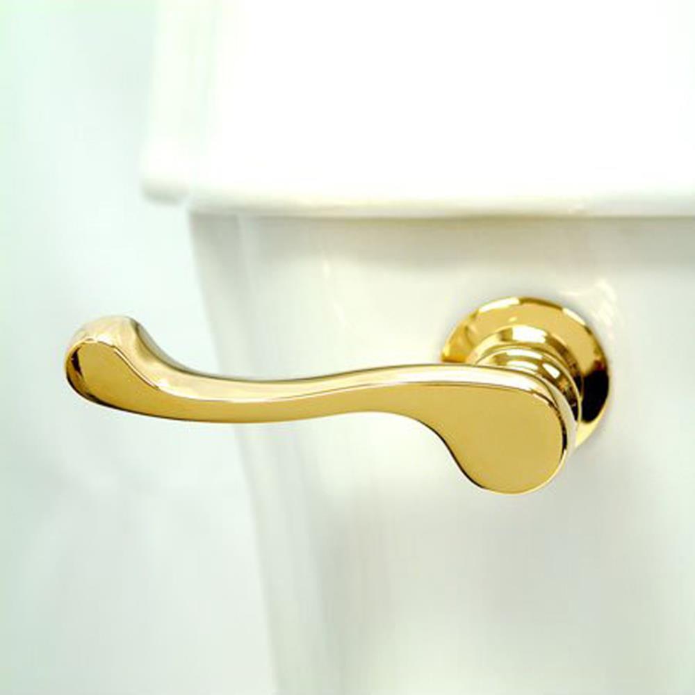 Polished Brass Kingston Brass KTFLS2 French Country Side Mount Toilet Tank Lever 