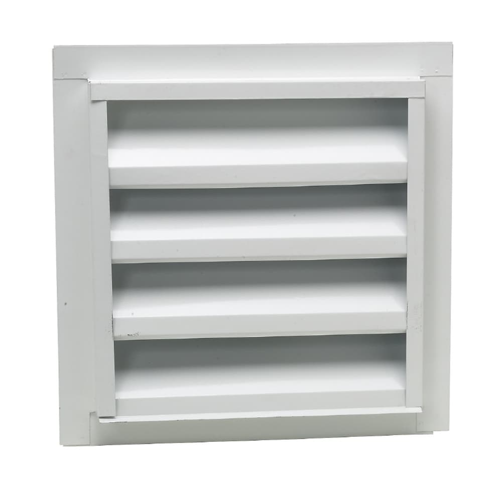 CMI 14-in x 24-in Silver Rectangle Steel Gable Vent 