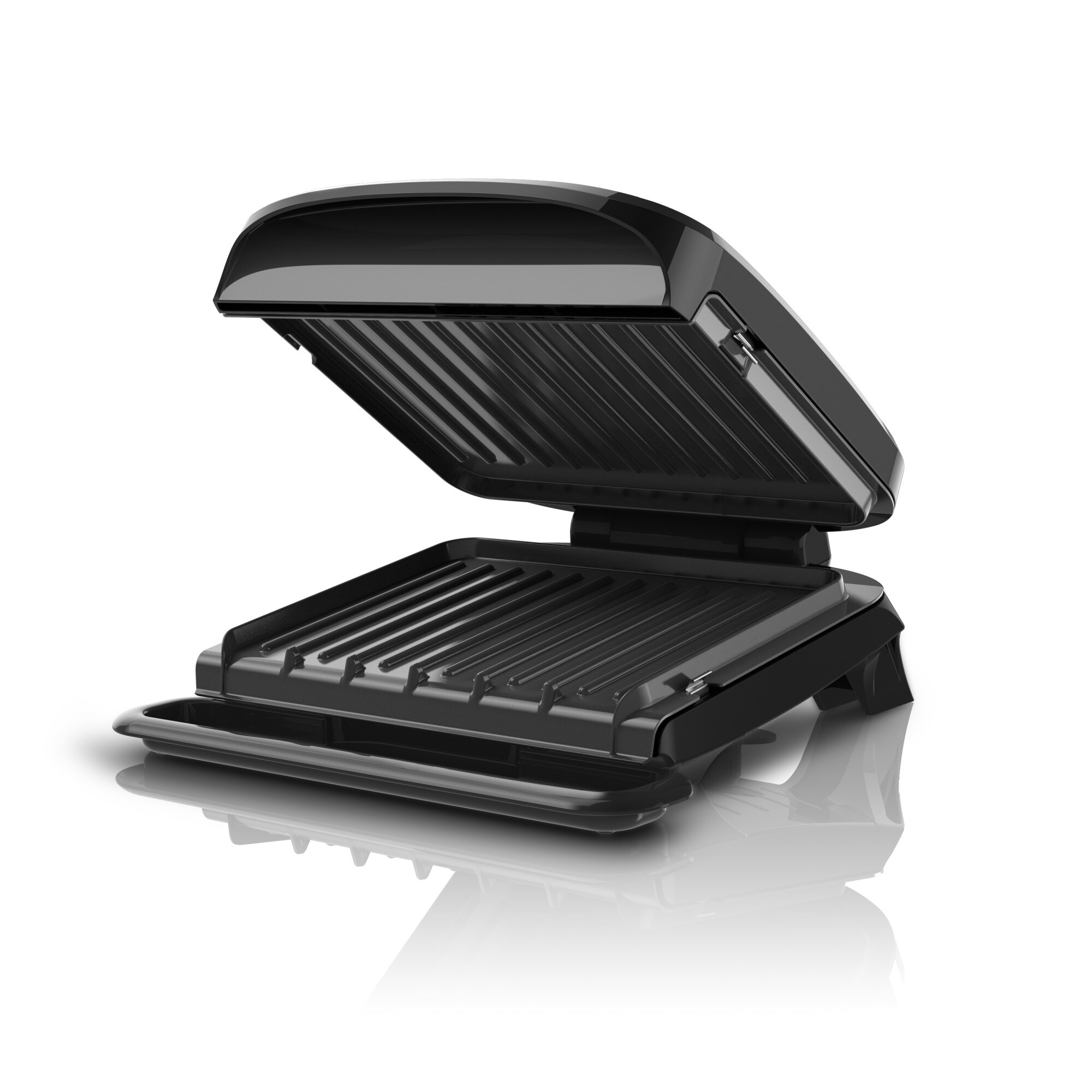 George Foreman 4-Serving Removable Plate Electric Indoor Grill and
