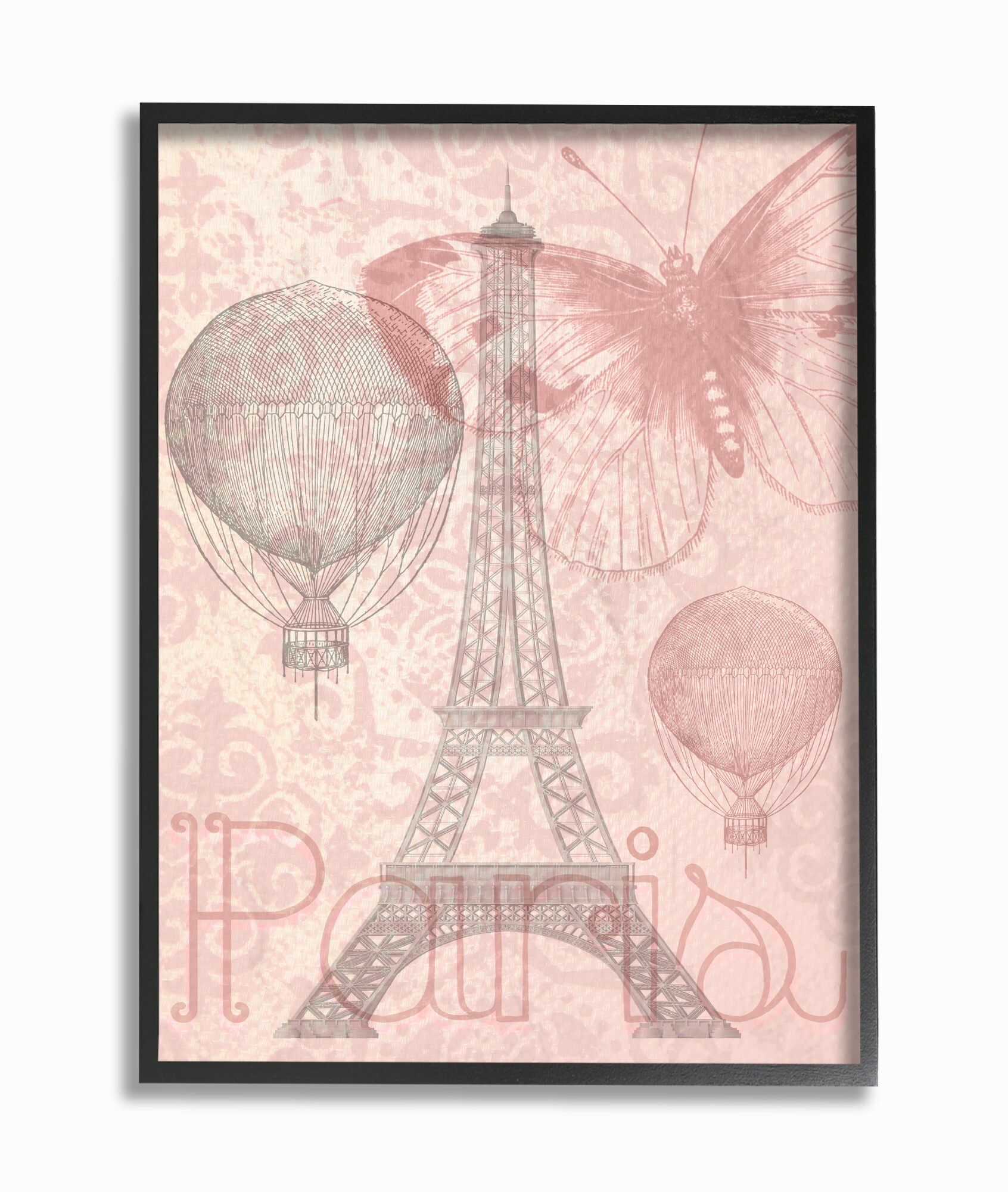 We\u2019ll Always Have Paris Eiffel Tower Fused Glass hanging panel