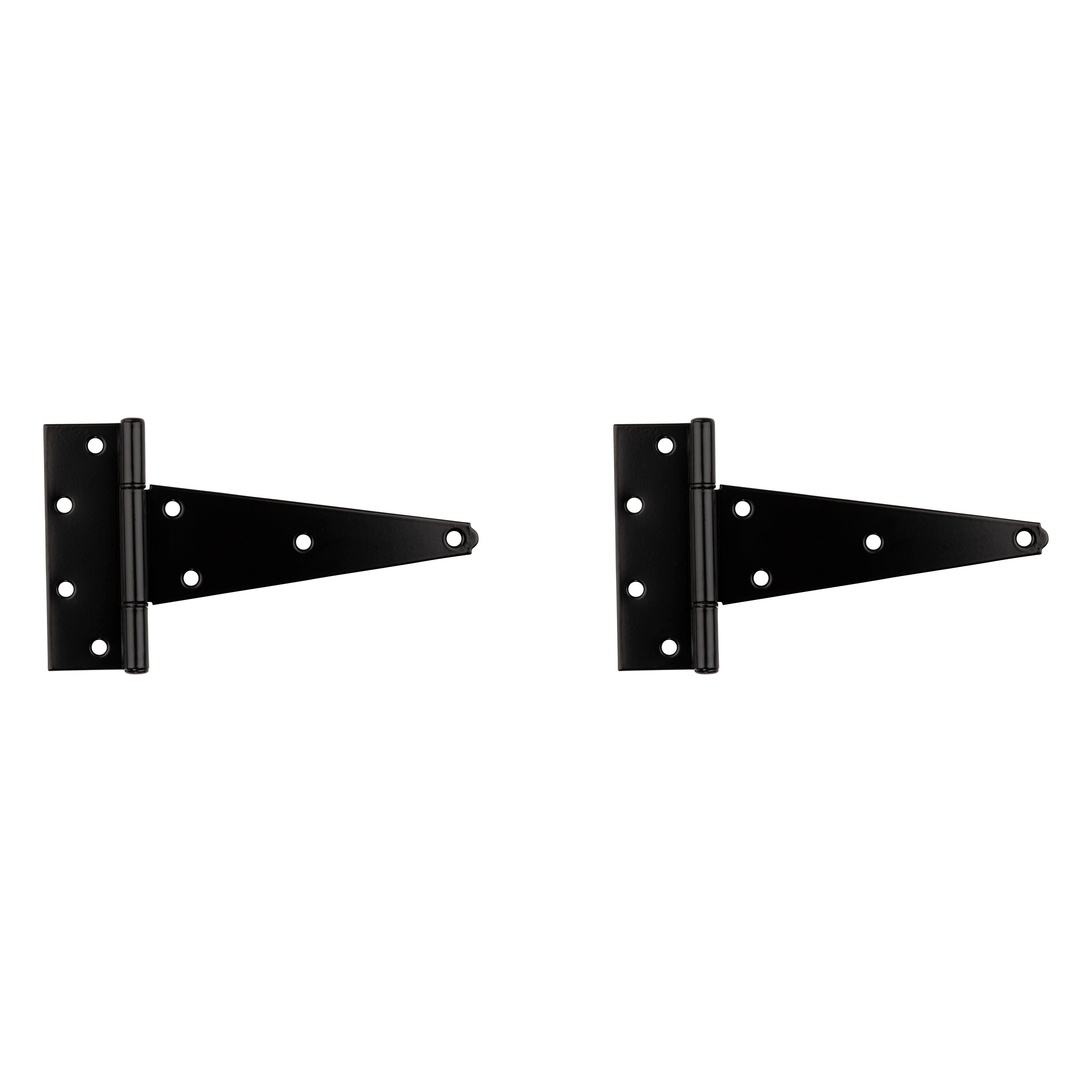 2 pack National Hardware N129-080 V286 Extra Heavy T Hinges in Zinc plated