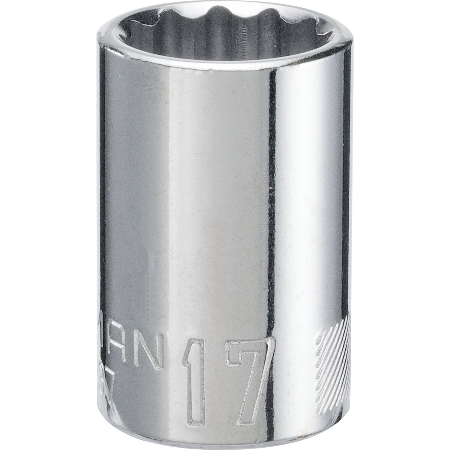12 Point 17mm Williams STM-1217 1/2 Drive Shallow Socket 