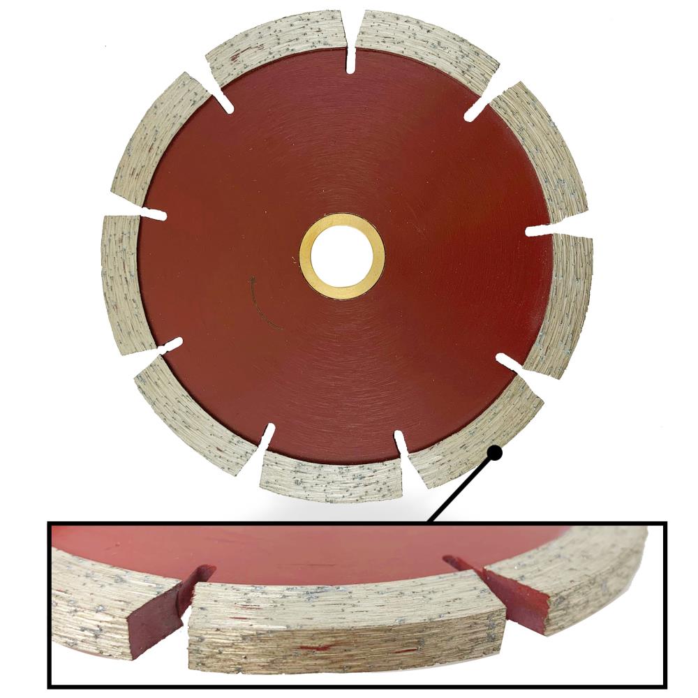 5" Fast Cut Blue Tuck Point Laser Welded Diamond Blade for Concrete Mortar 
