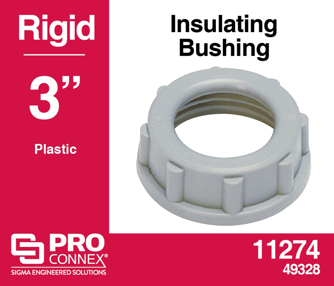 Insulated 105° Thermoplastic 3/4 in. BU 502 Conduit Bushing Rigid Conduit 