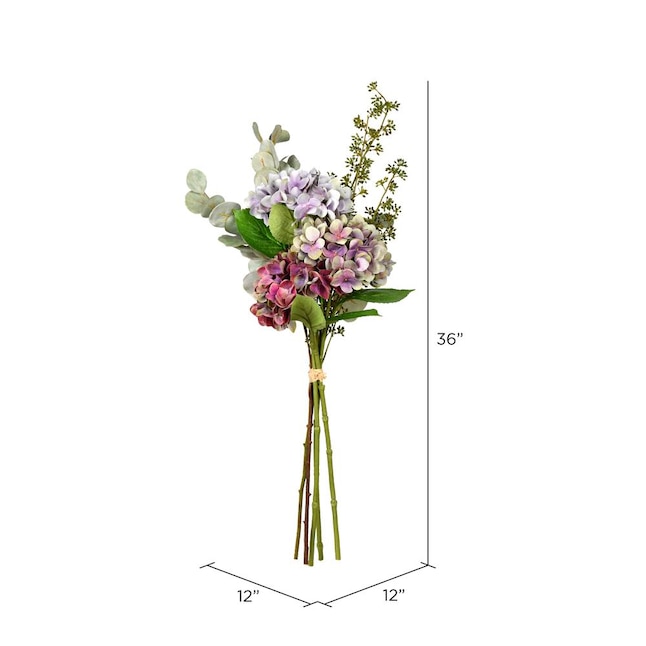 Decorative Artificial Lasting Color Flowers AnySpace 20" Tall/13 in each Bouquet