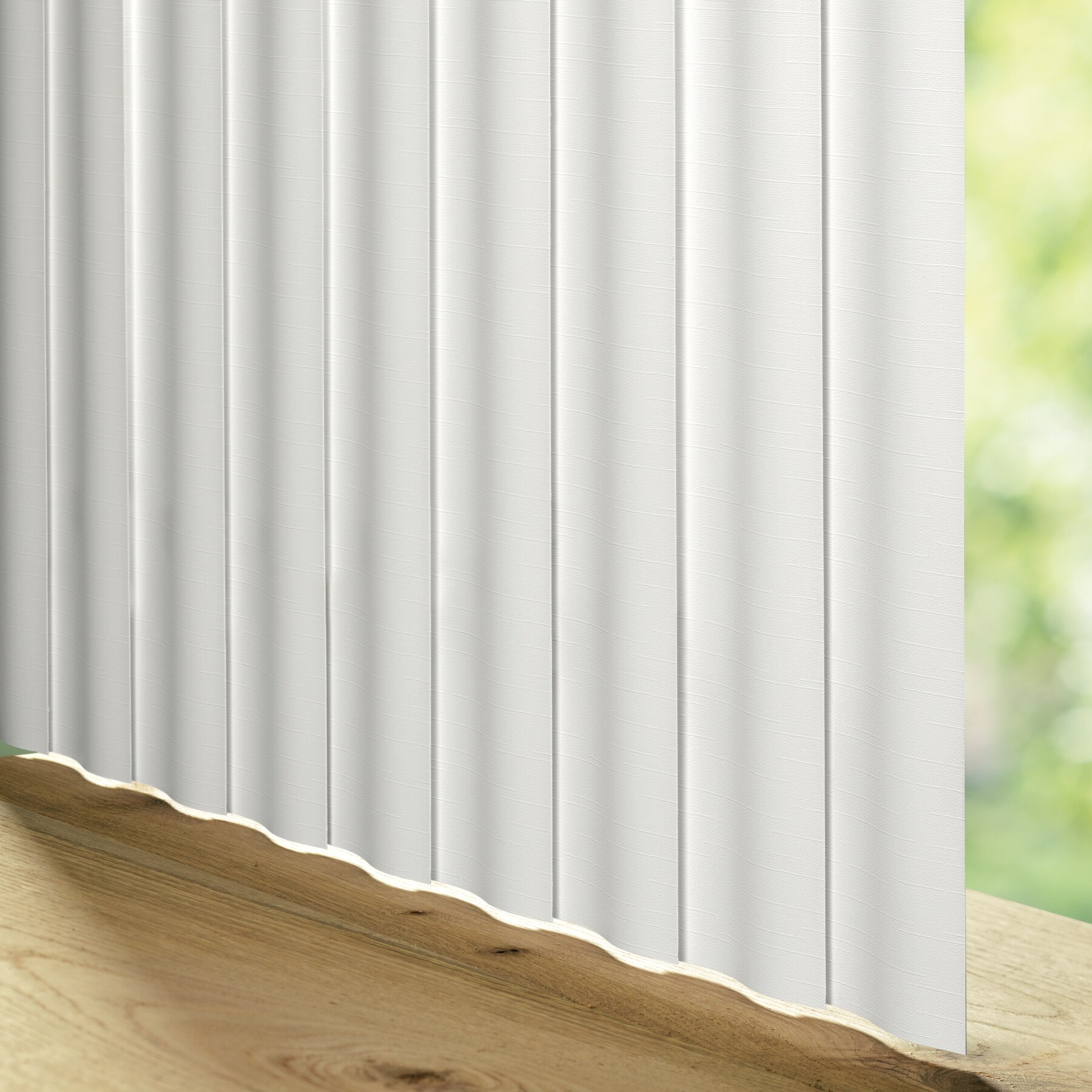 LEVOLOR Trim+Go 3.5-in Slat Width 84-in Cordless Ivory Linen Room ...