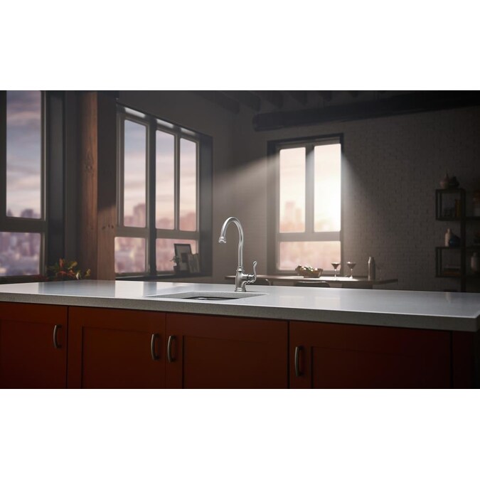 Moen Anabelle Spot Resist Stainless 1 Handle Deck Mount High Arc Handle Kitchen Faucet In The Kitchen Faucets Department At Lowes Com
