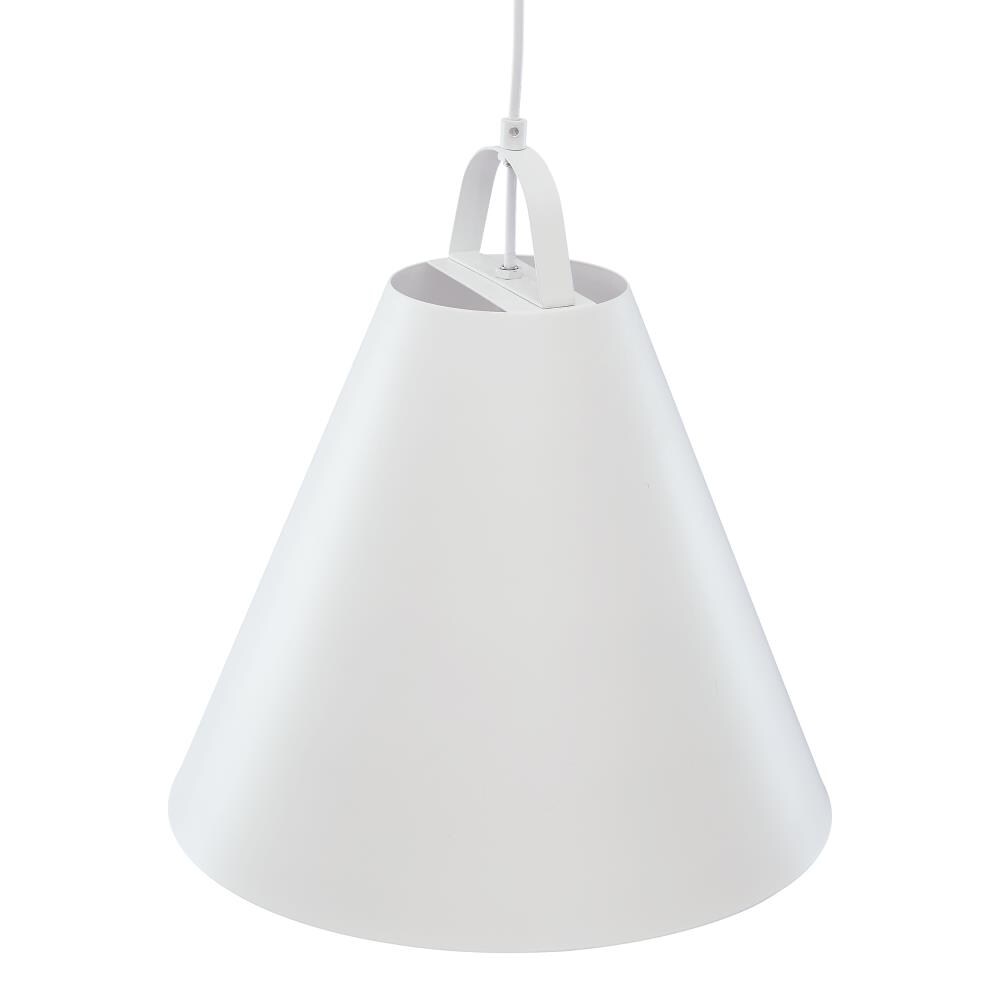 white plug in pendant