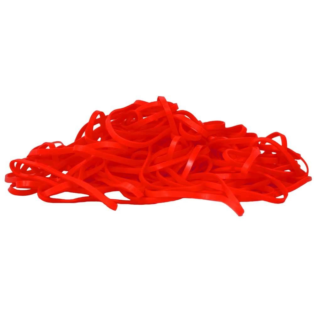 100 Color Rubber Bands Per Pack JAM Paper® Rubber Bands Regular Size 33 Red