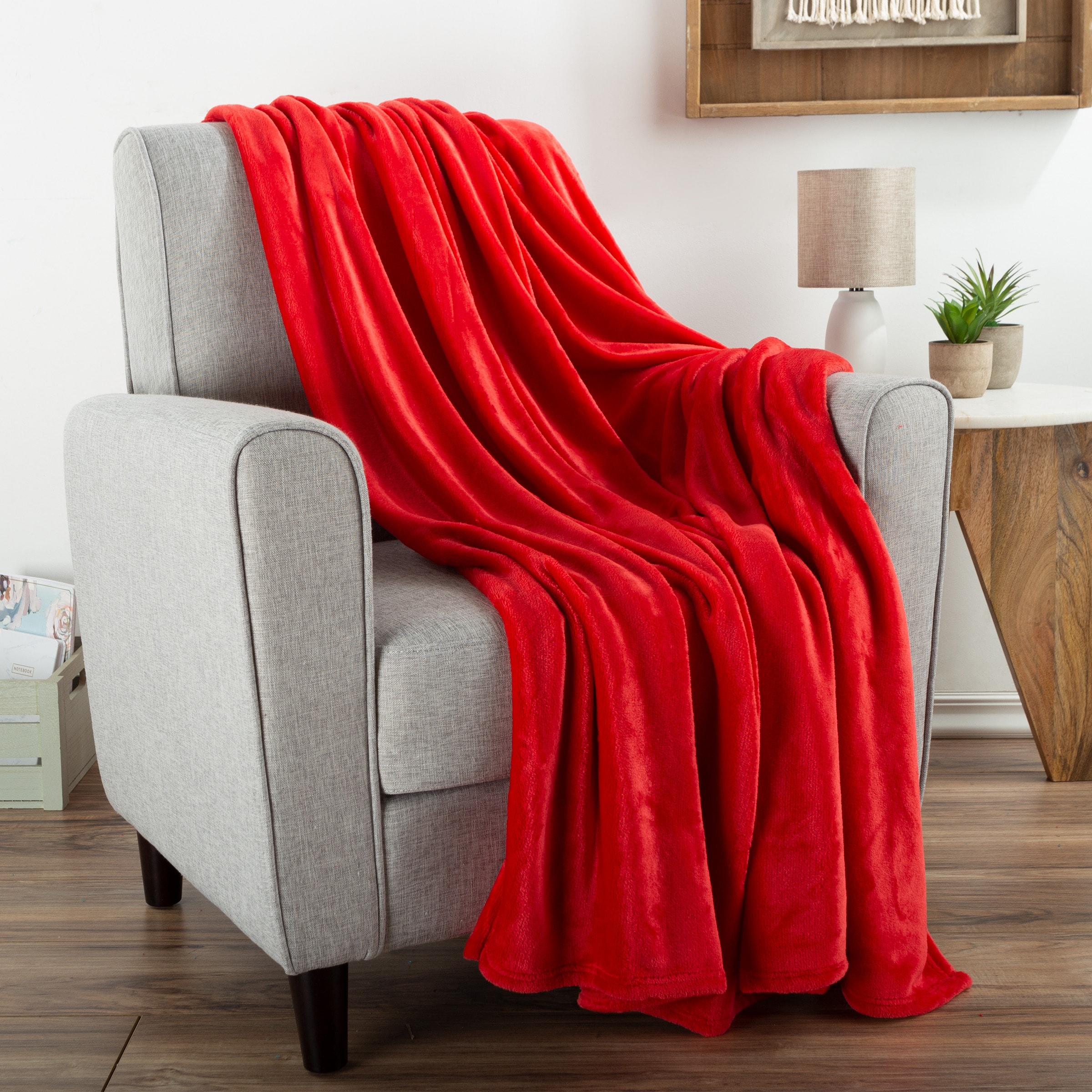Contemporary Home Living Set of 2 Teal Green Rectangular Fleece Throw Blanket 60 