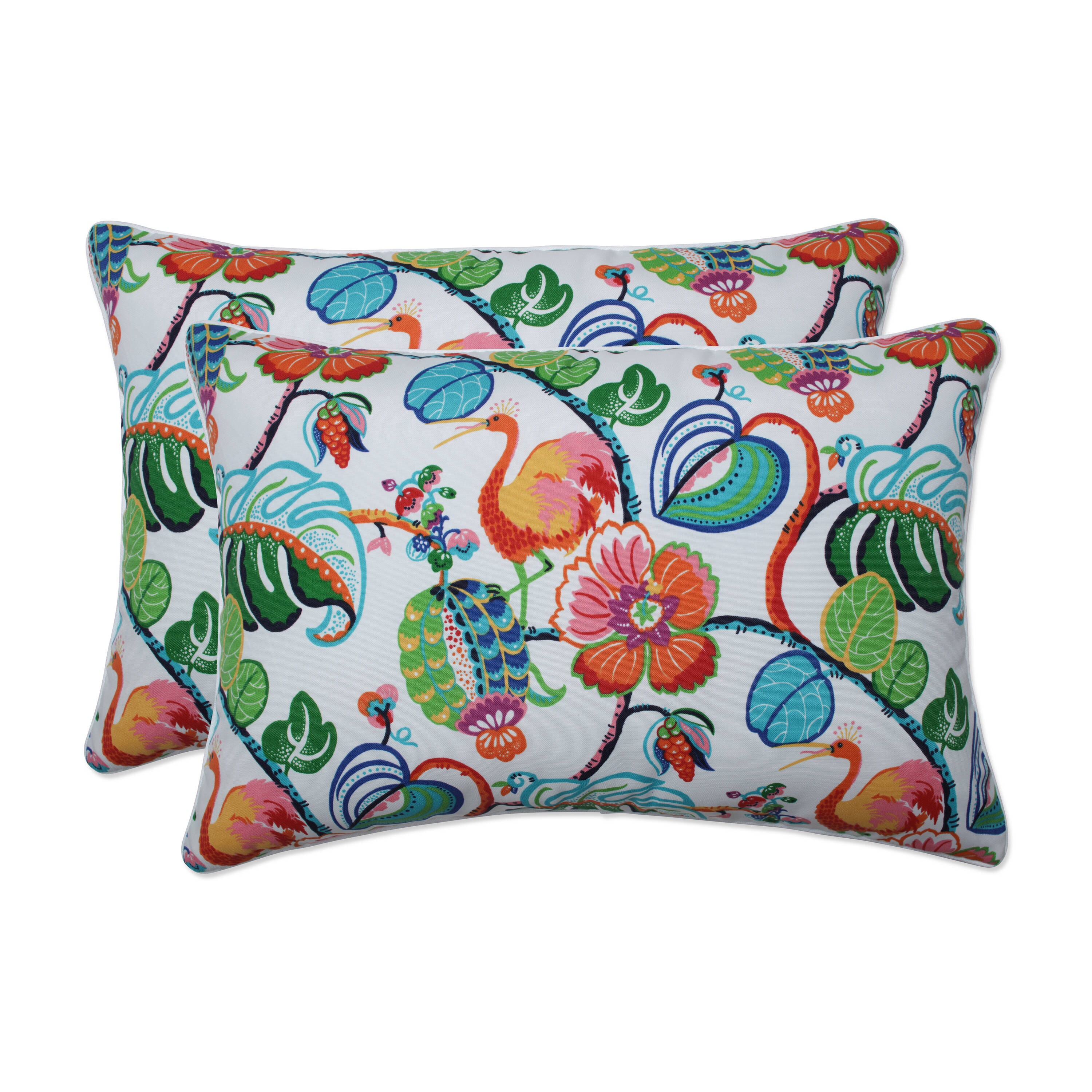 Petals Polycotton 18 x 18 printed Floral Cushion Cover in Colors 