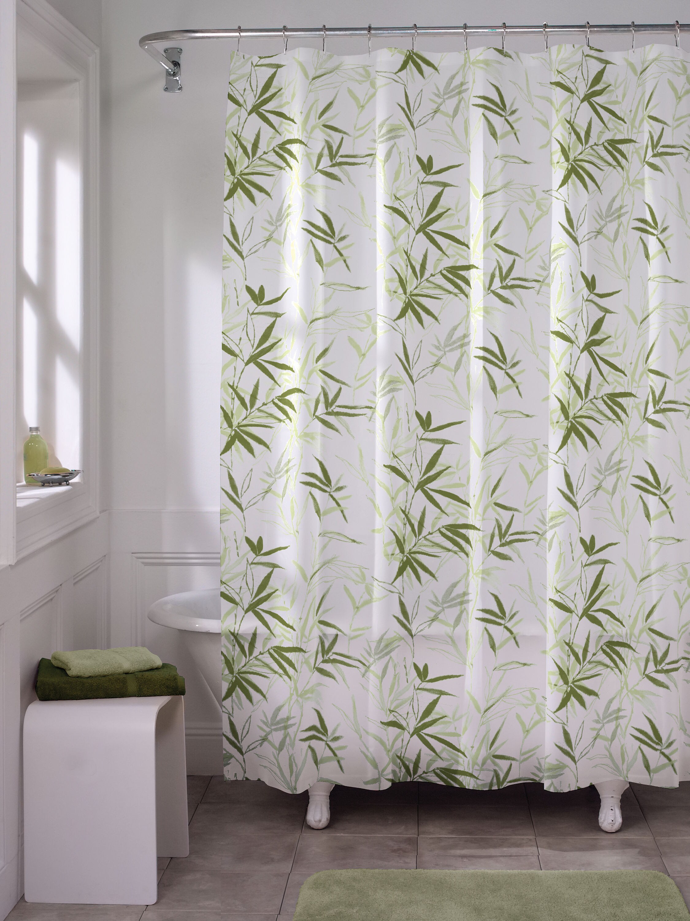 Shower Curtain Durable Bath Curtains Waterproof Decor Q 