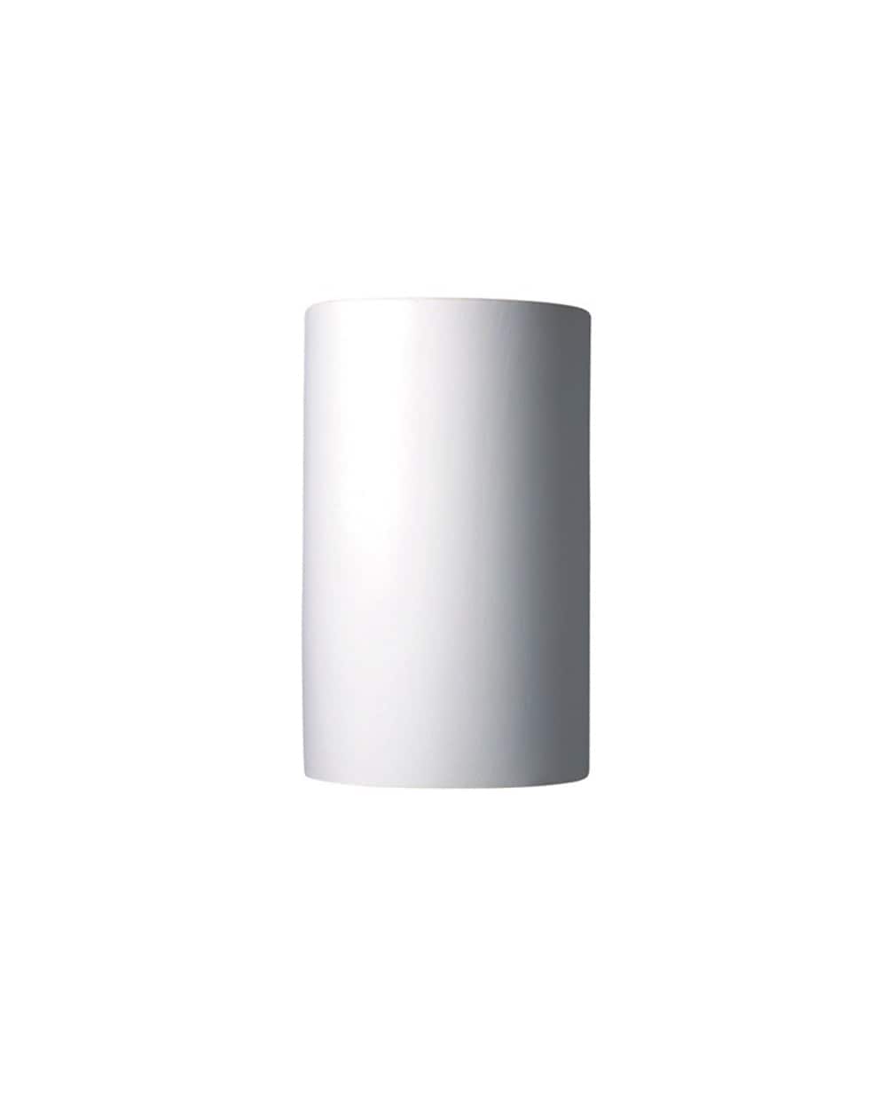 White Finished Justice Design Group CER-1390-BIS Lighting Wall Sconce with Ceramic Bisque Shades