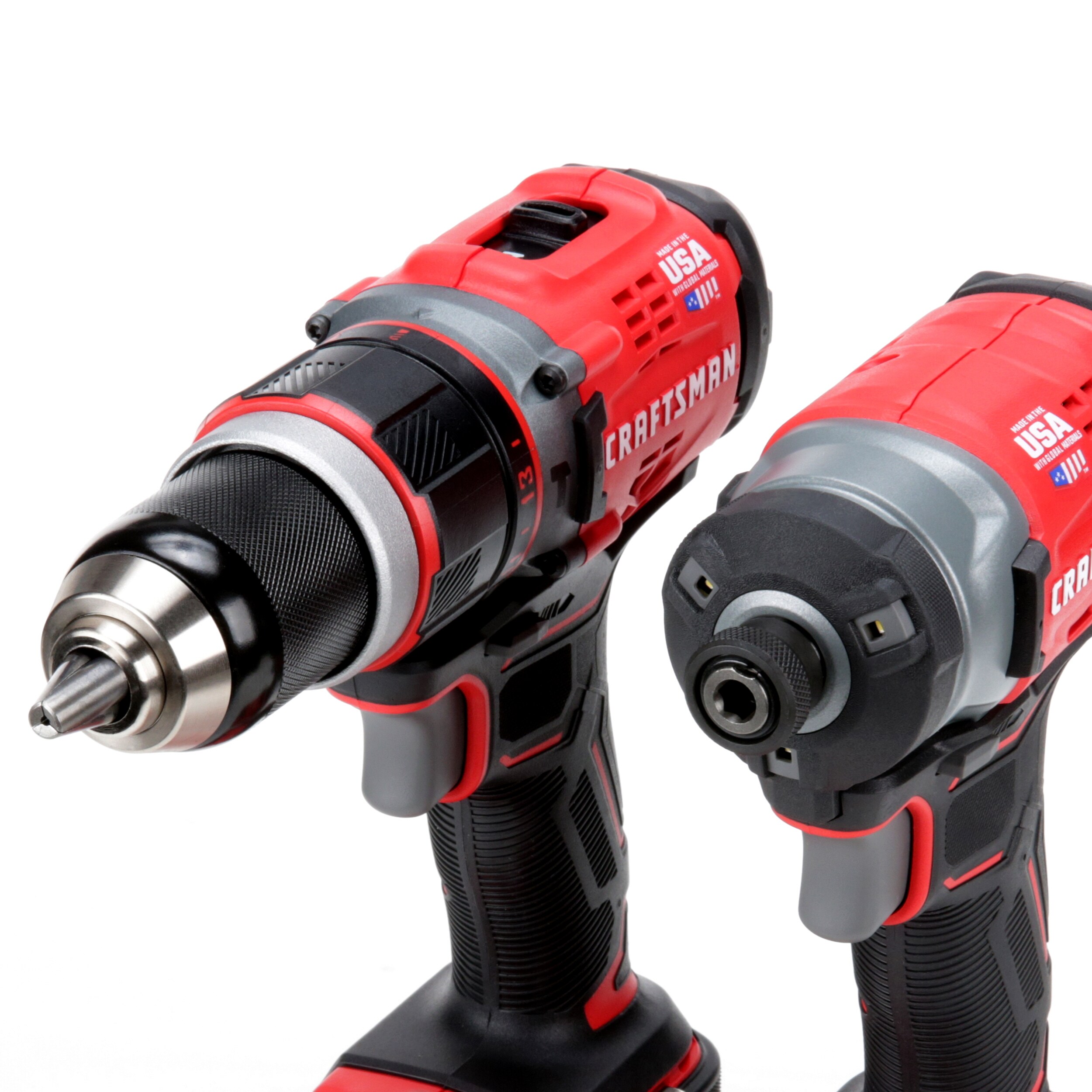 21417 Details about    Craftsman 20v MAX Cordless Drill and Impact Driver Combo Kit 