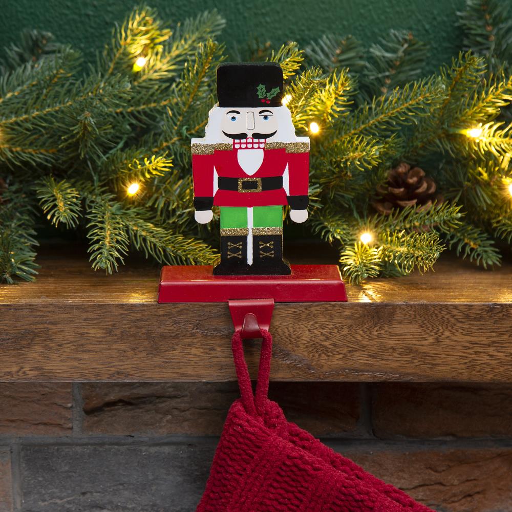 Nutcracker Christmas Stocking Hanger Holds 3 lbs Standing 7