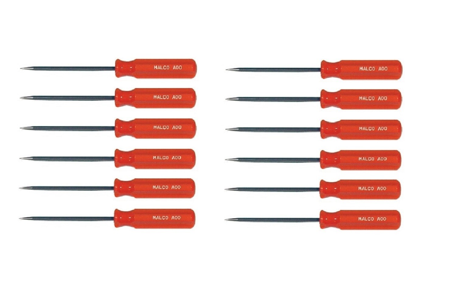 Scratch Awl with Regular Grip Malco A00 1/8 in 12-Pack 
