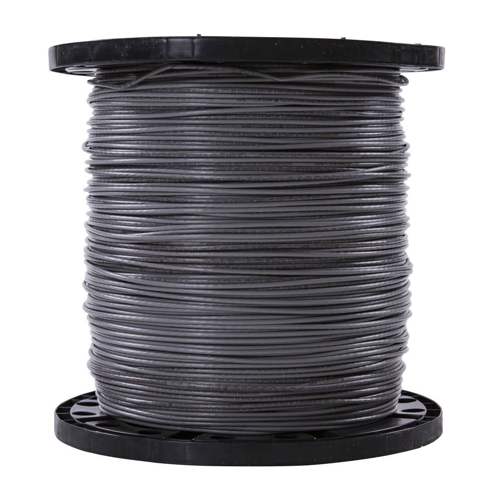 Outdoor Gray 12 Solid CU THHN Wire Multi-Purpose Indoor SOUTHWIRE 500 ft 