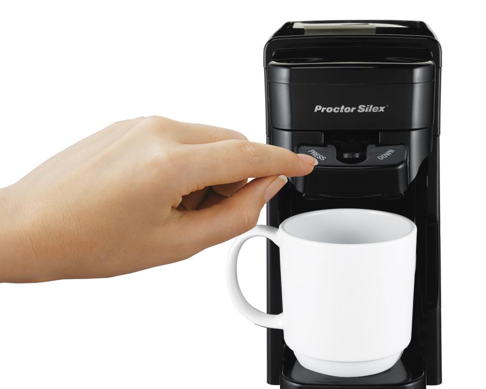 Proctor Silex Black in the SingleServe Coffee Makers department at