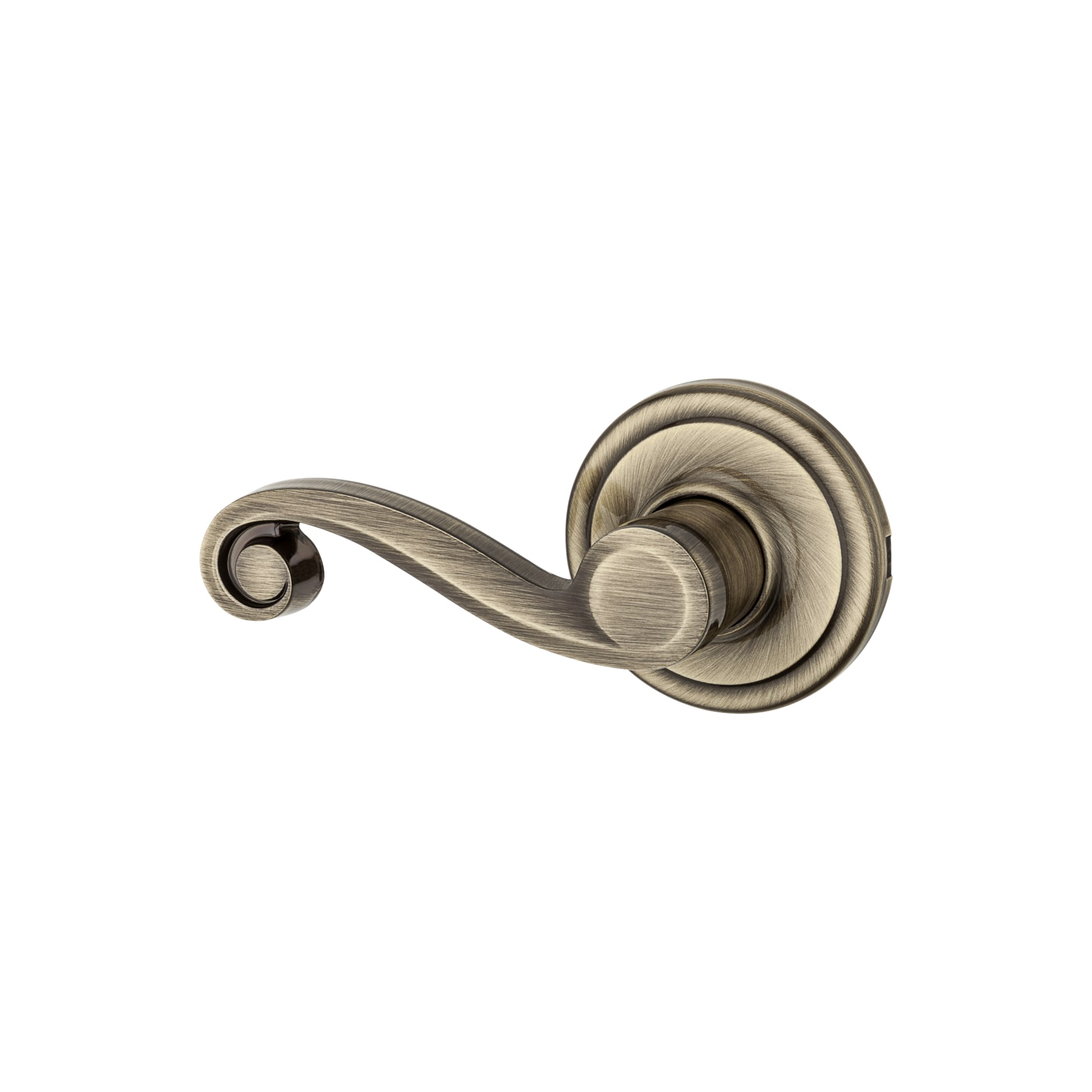 Kwikset 966CHL LH 5 99660-084 Commonwealth Left-Handed Single Cylinder Interior Pack Lever Antique Brass 