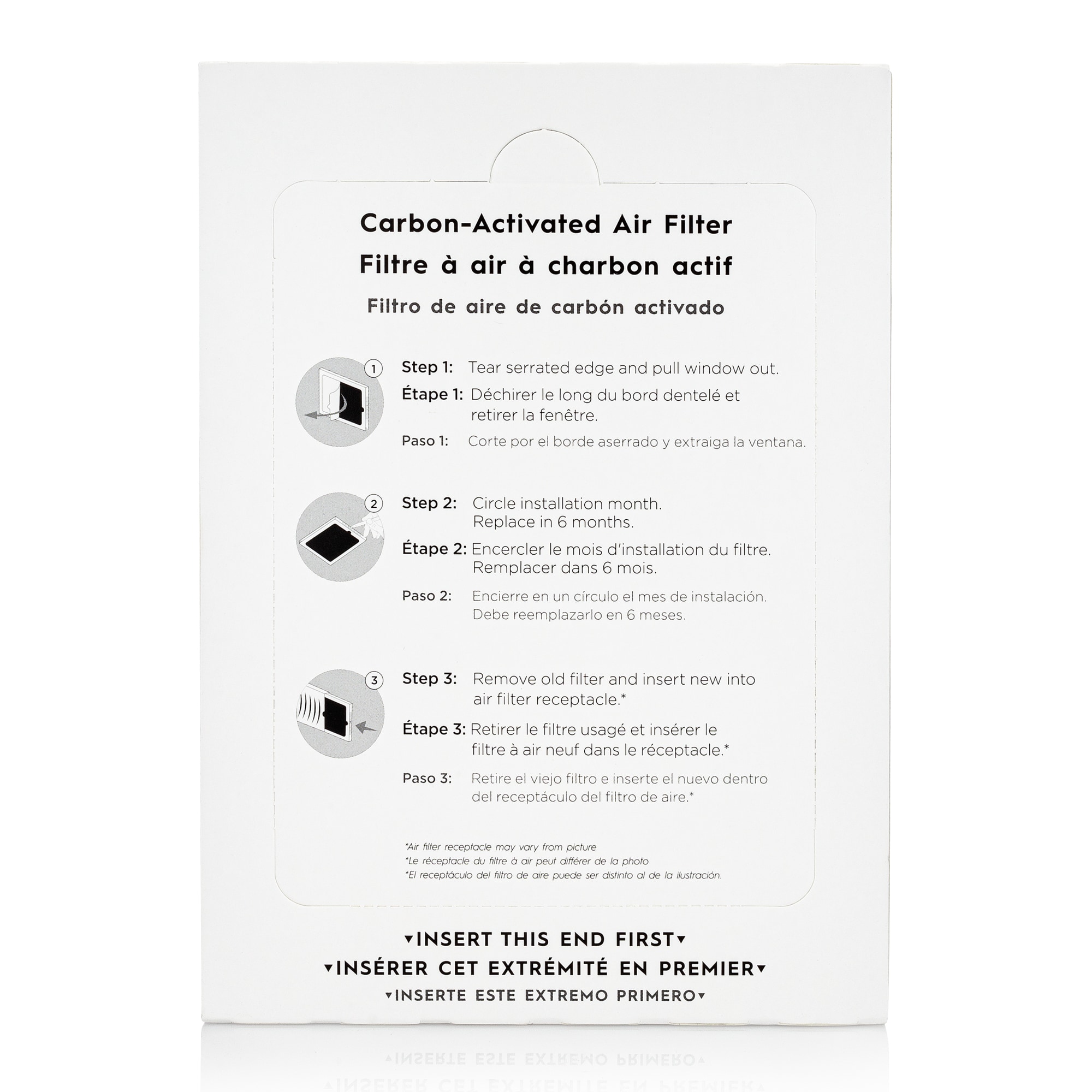 6 Pk Air Filter fits Frigidaire Pure Ultra FGHS2355PF5A FGHS2655PF Refrigerator 