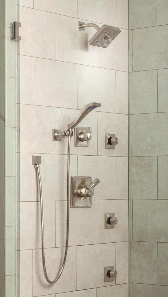 Delta Dryden Stainless 1 Handle Shower Faucet Valve Not Included In