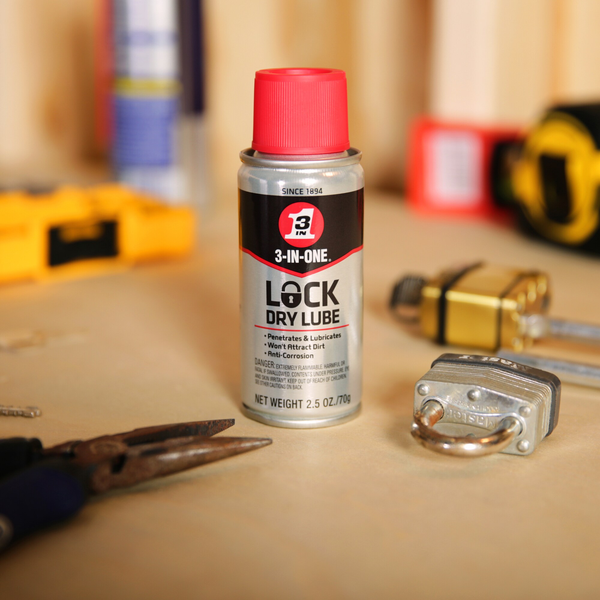 Wal-Mart recommended lock Lubricants  2-pak/ Labelle Oil & PTFE** Dry Lube 