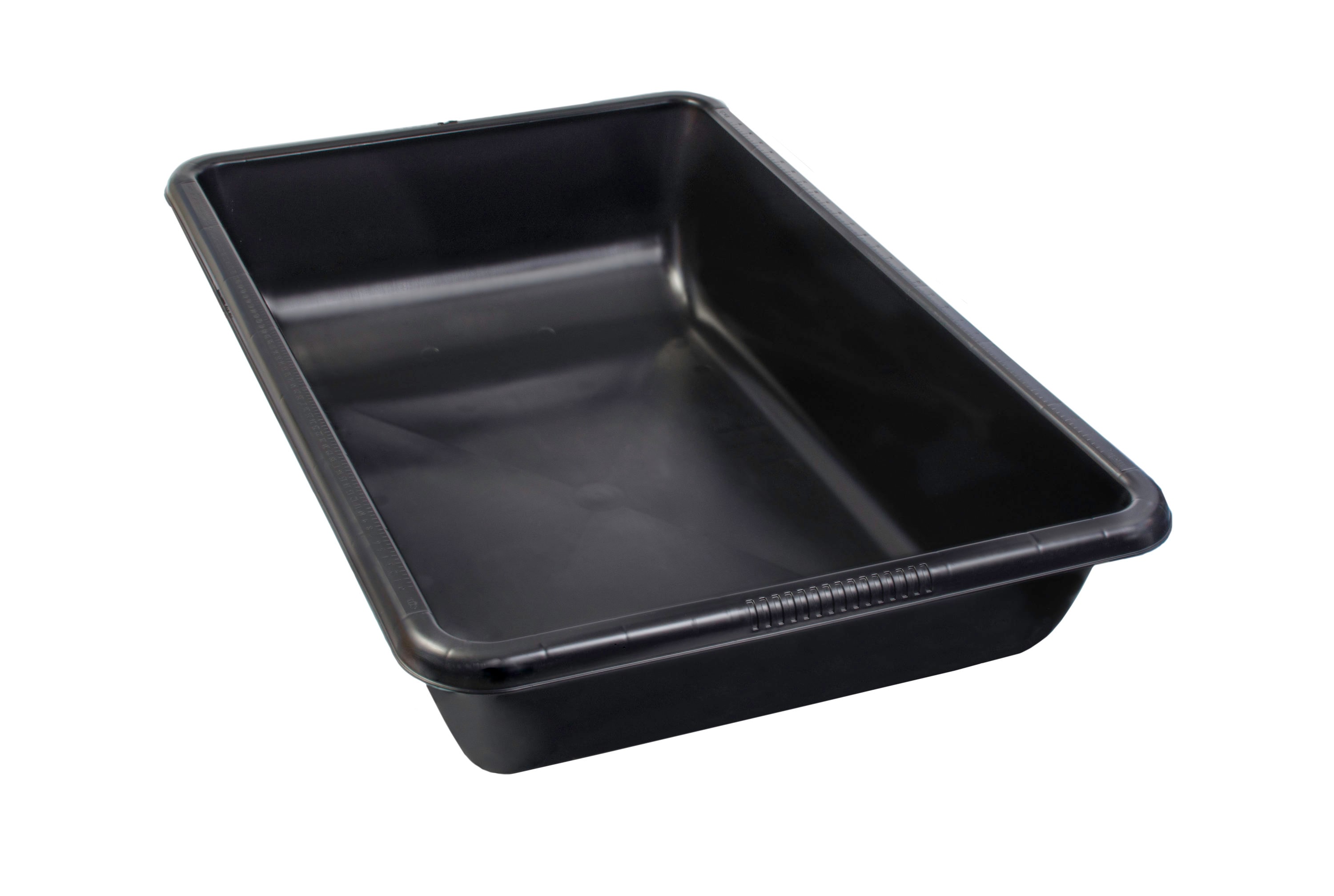 Large Black Plastic Builders Mixing Tray Spot for Cement Mortar Sand Plastering 