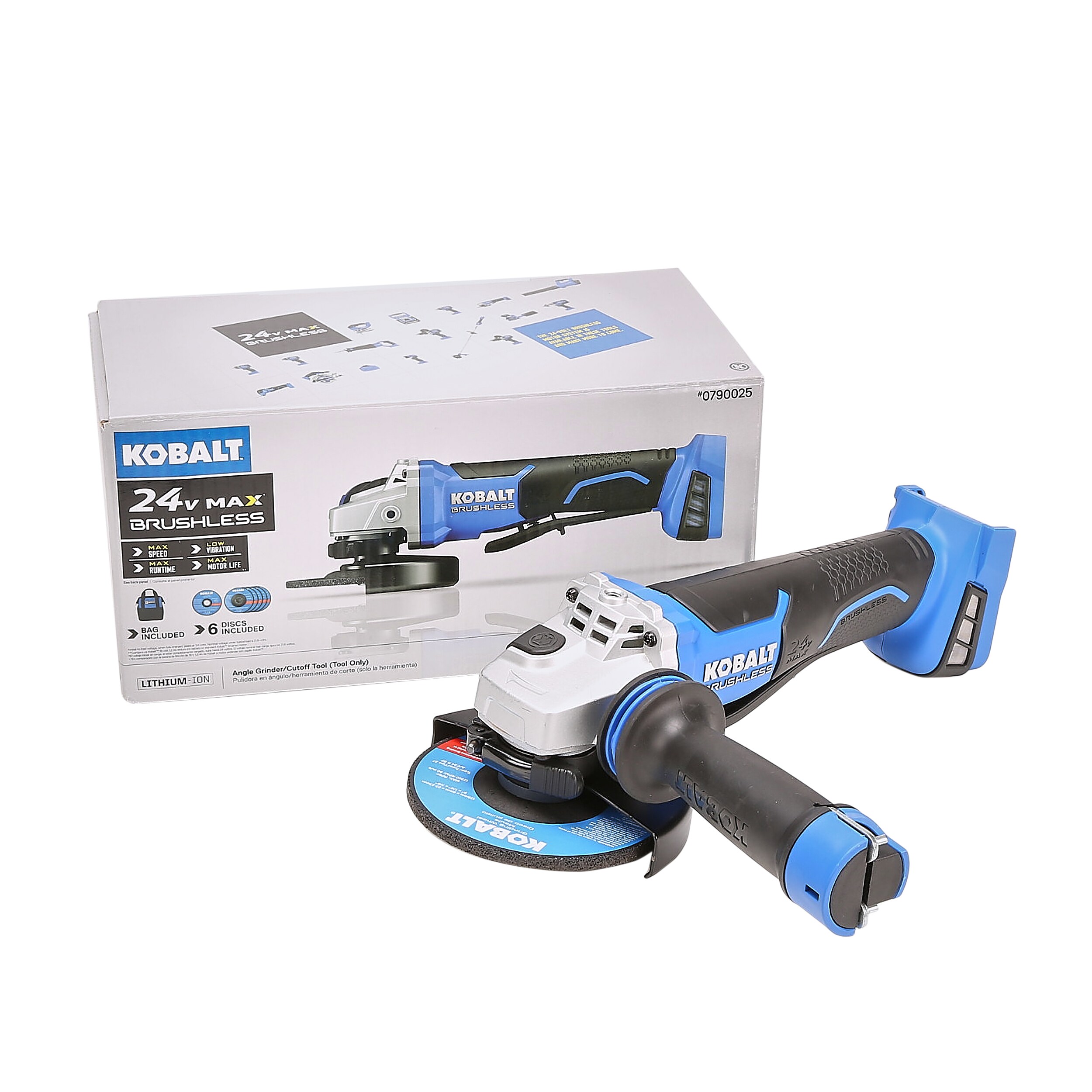Details about   Cordless Angle Grinder 24 Volt Max Paddle Switch Brushless Powerful Tool Only 
