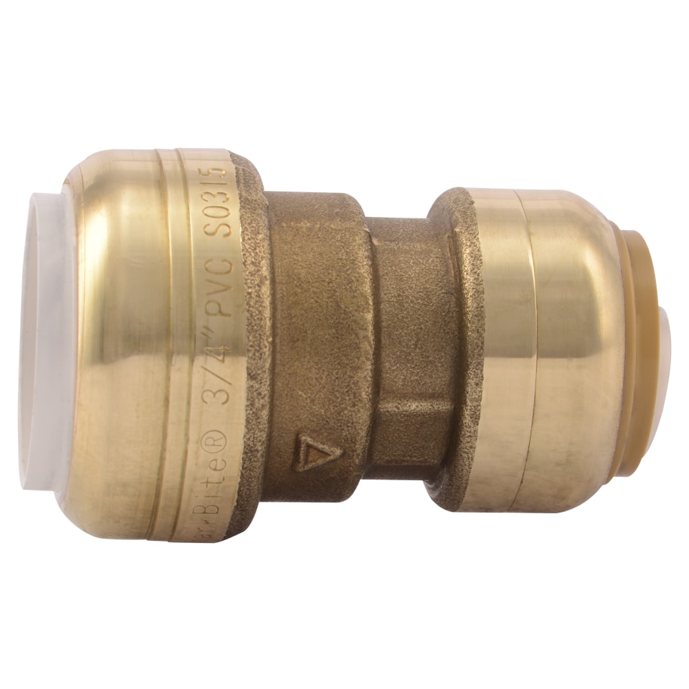 SharkBite PVC Fitting UIP364A ½ inch PVC X ½ inch PVC X ½ inch CTS PVC Connector to Copper PEX HDPE or PE-RT for Potable Water CPVC