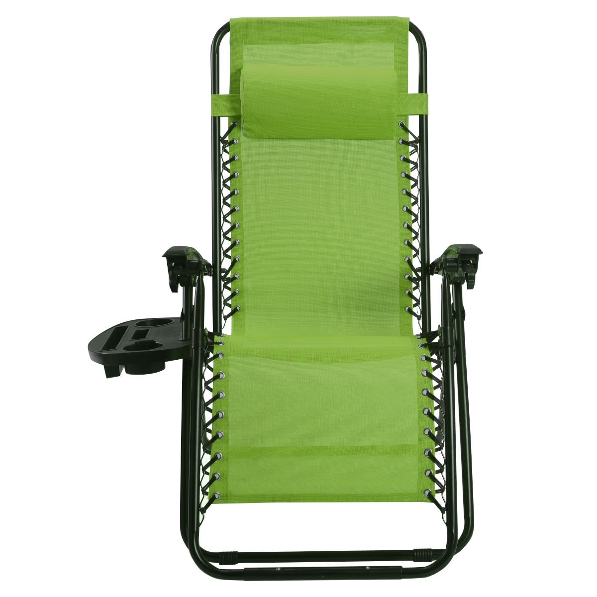 lime green sling chairs