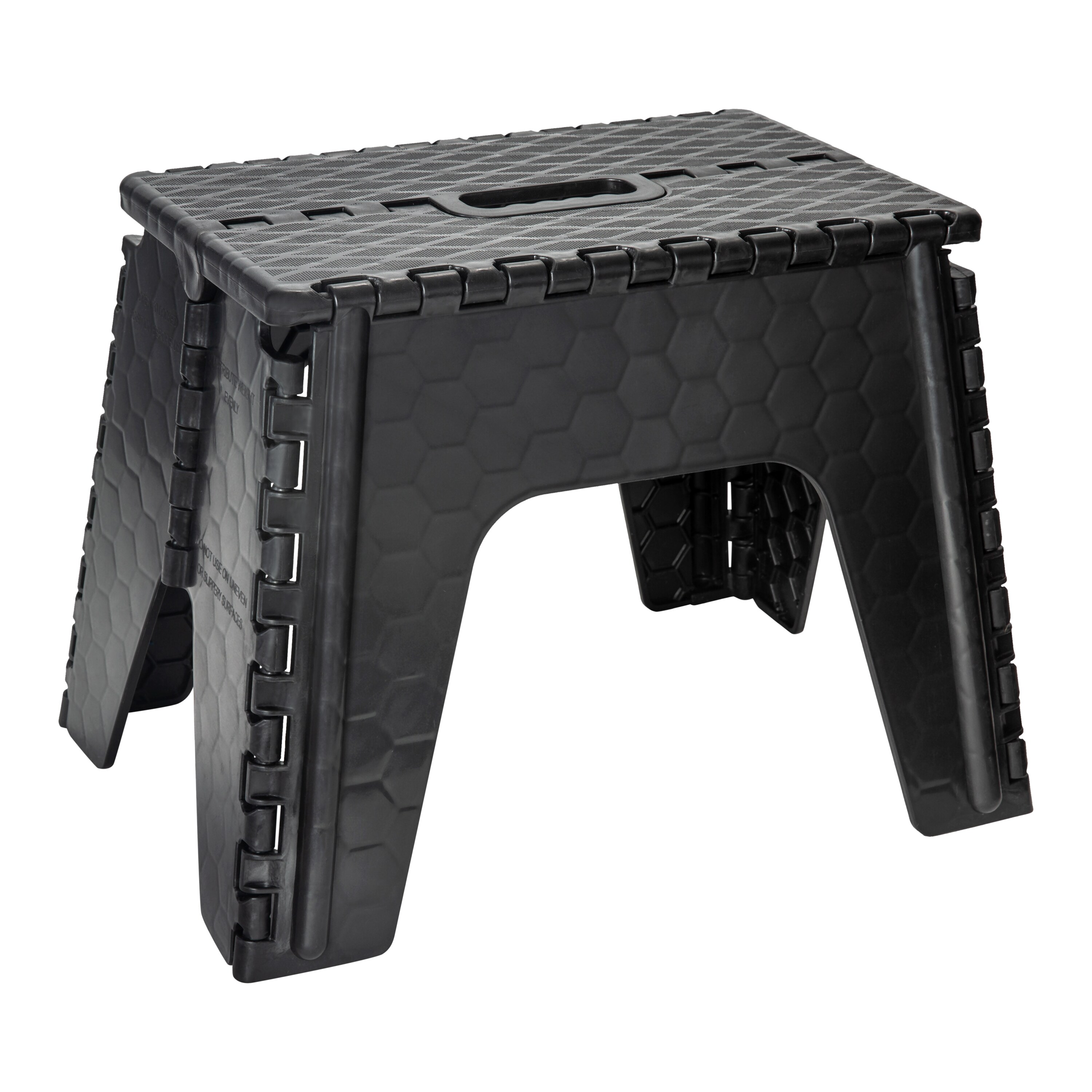 Plastic Folding Step Home Kitchen Stool Black Kid Chair Bathroom Bench 
