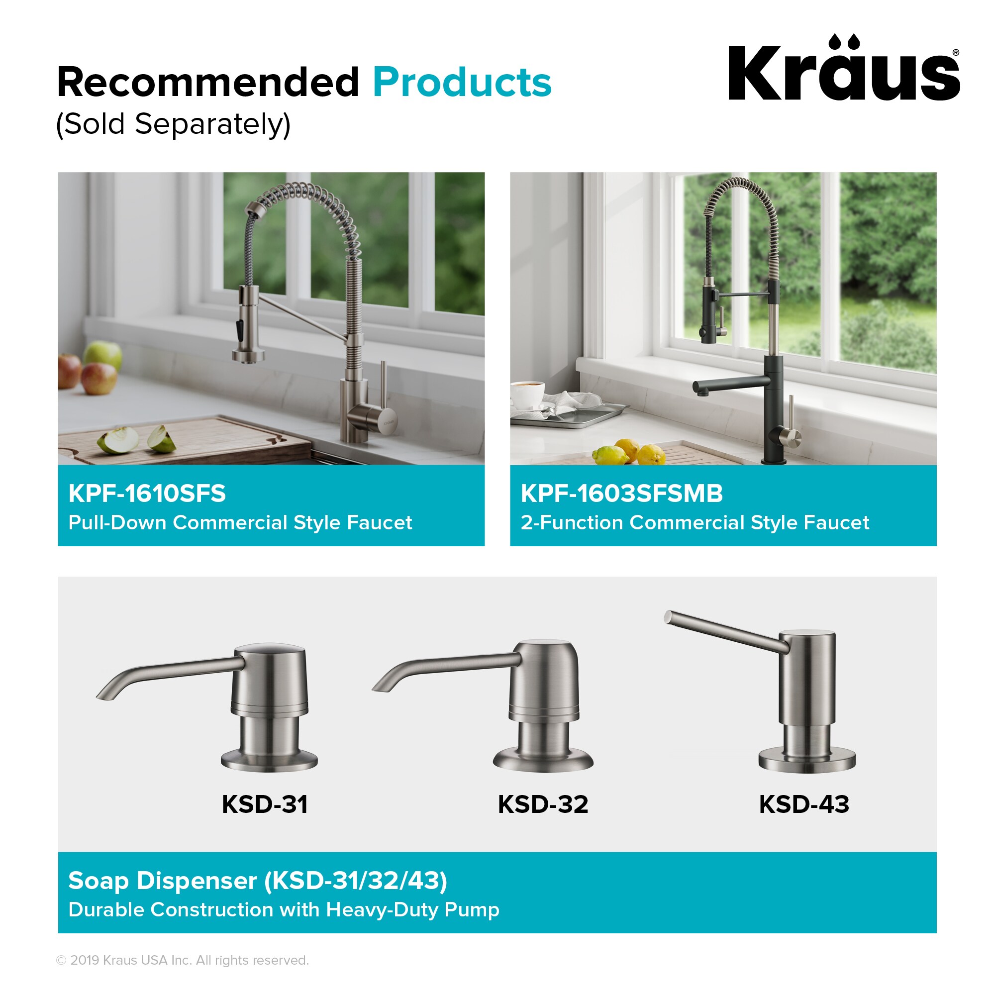 Kraus Standart Pro Dual Mount 33 In X 22 In Stainless Steel Double