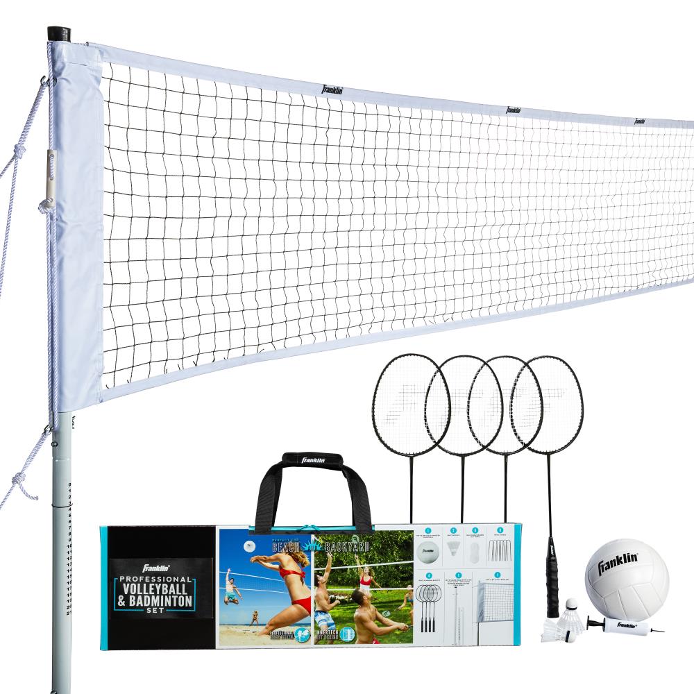 Professional Portable Indoor/Outdoor Badminton Set Net Backyard Picnic Sports 