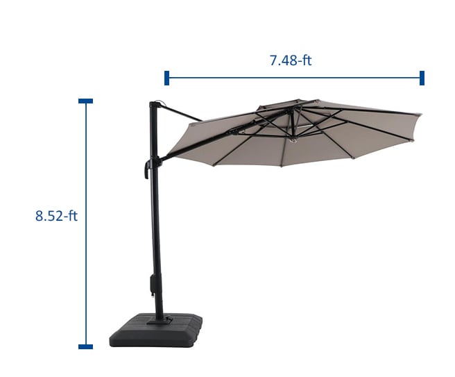 Patio Umbrella Frame ~ New In Box Room Essentials 7 ft Aluminum Umbrella Frame 
