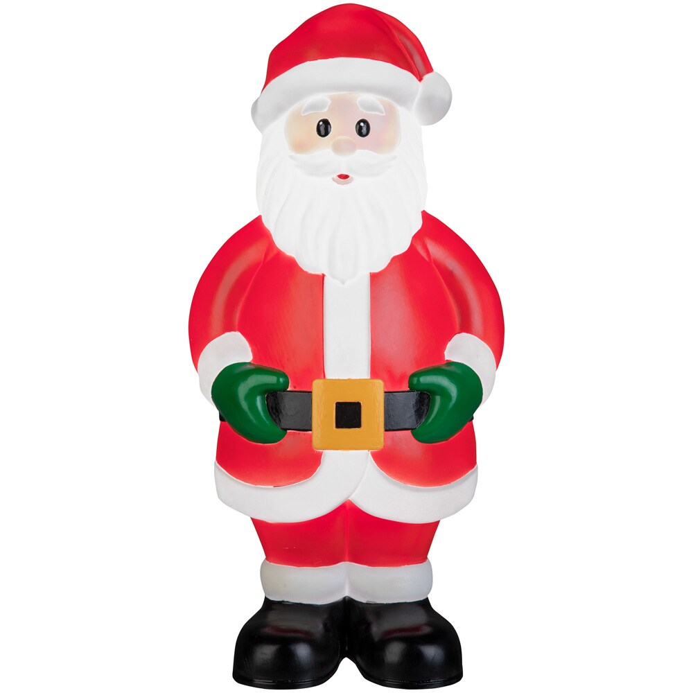Holiday Living 24-in Incandescent Blow Mold Santa in the Outdoor 