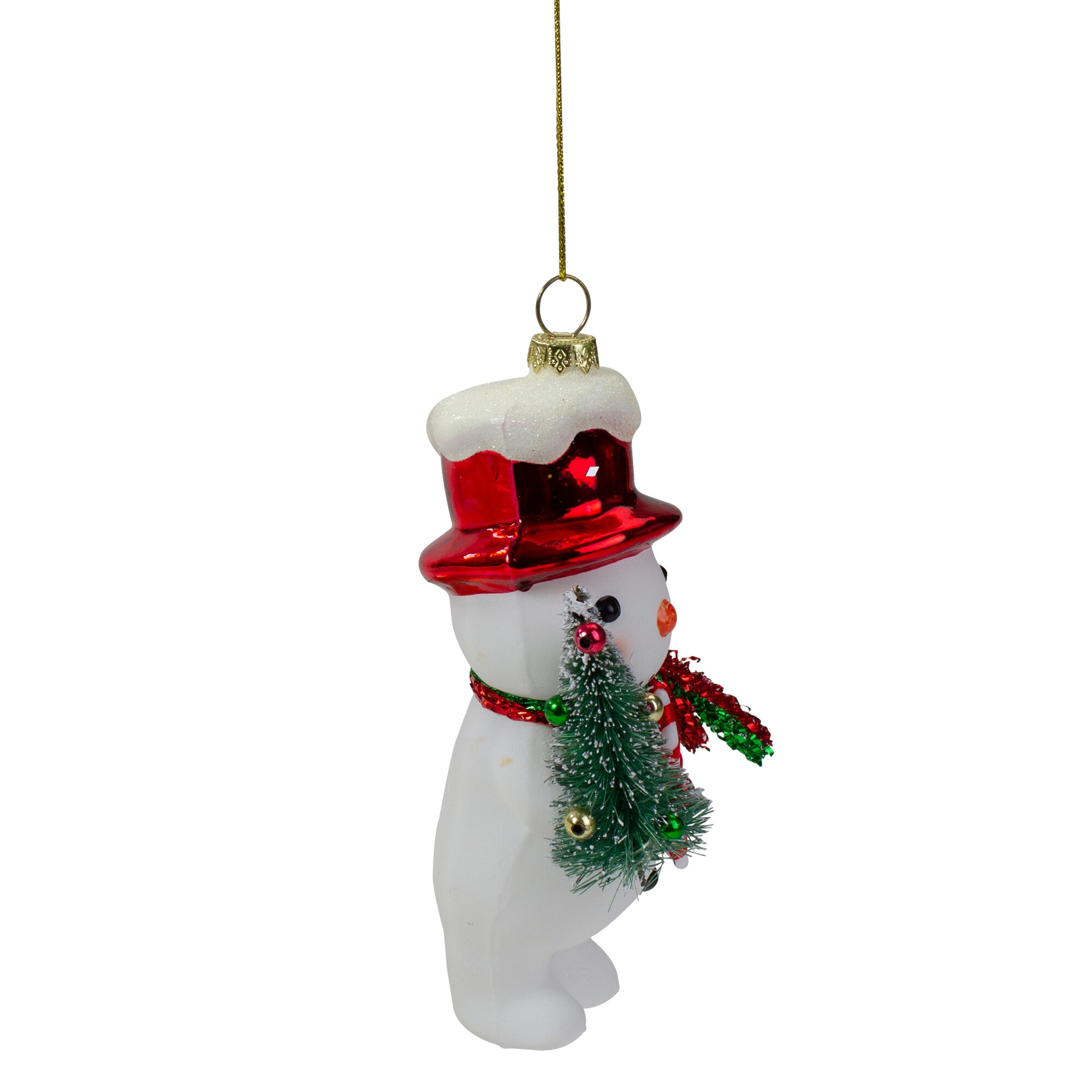 Belleek Magical Snowman Hanging Ornaments 3 Pack