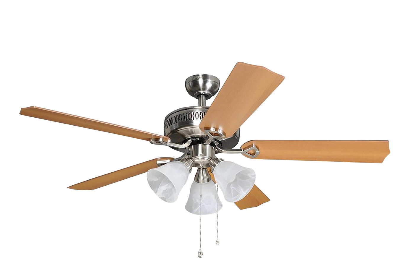 HARBOR BREEZE Barnstaple Bay ceiling fan Frosted glass shade 