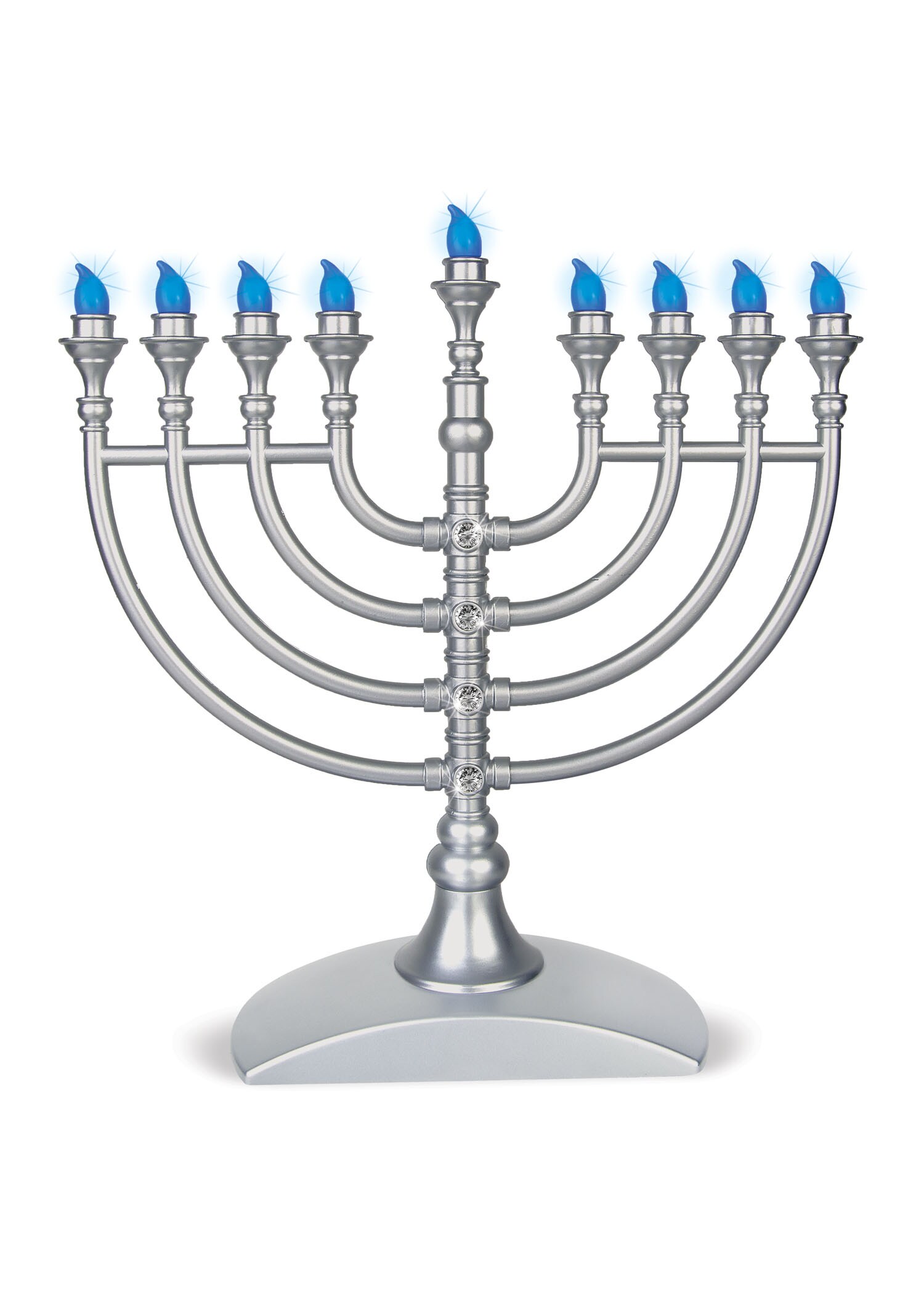 Battery operated menorah