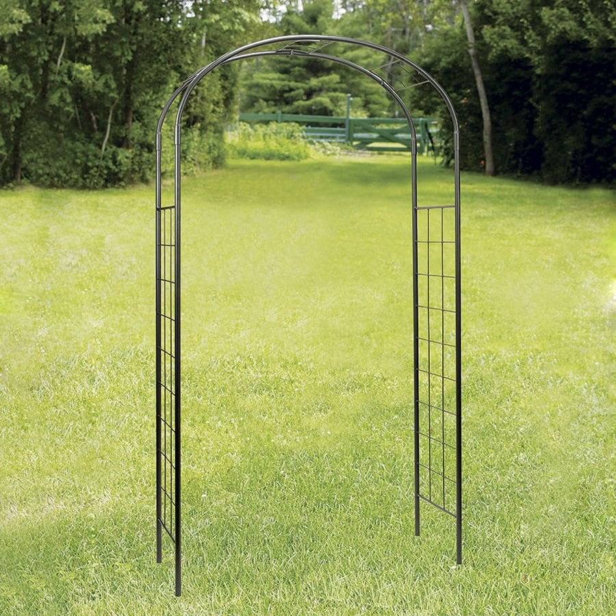 Achla Designs Monet 21 Ft W X 100 Ft H Graphite Garden Arbor In The