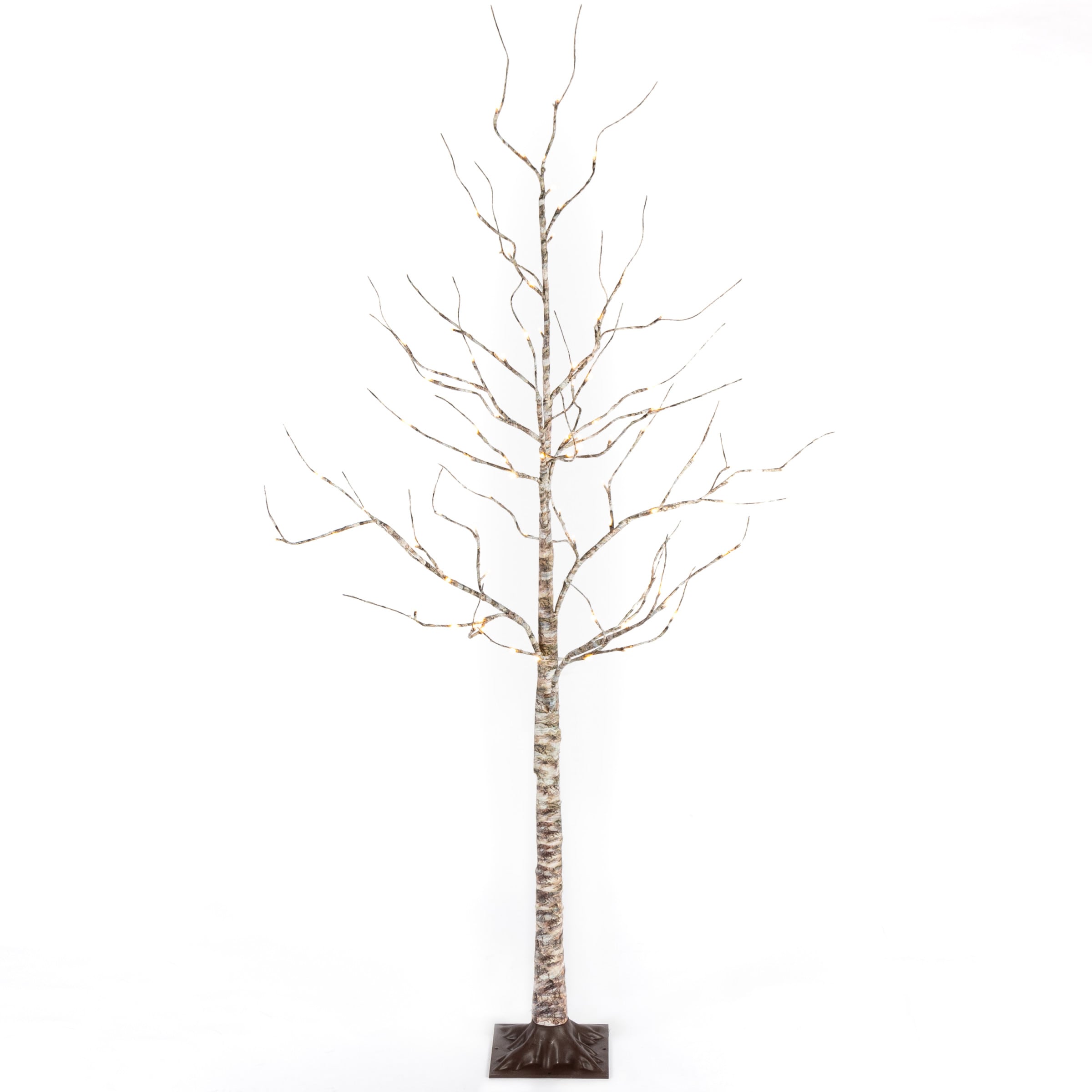 LED Silver Birch Twig Tree Warm White Light Branches Home Christmas Decoration A 