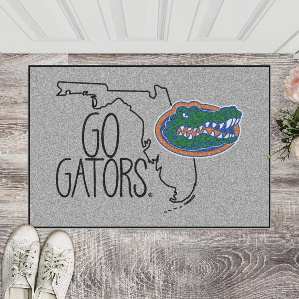 FANMATS Florida Gators NCAA Southern Style Mat 1-1/2-ft X 2-1/2-ft Gray ...